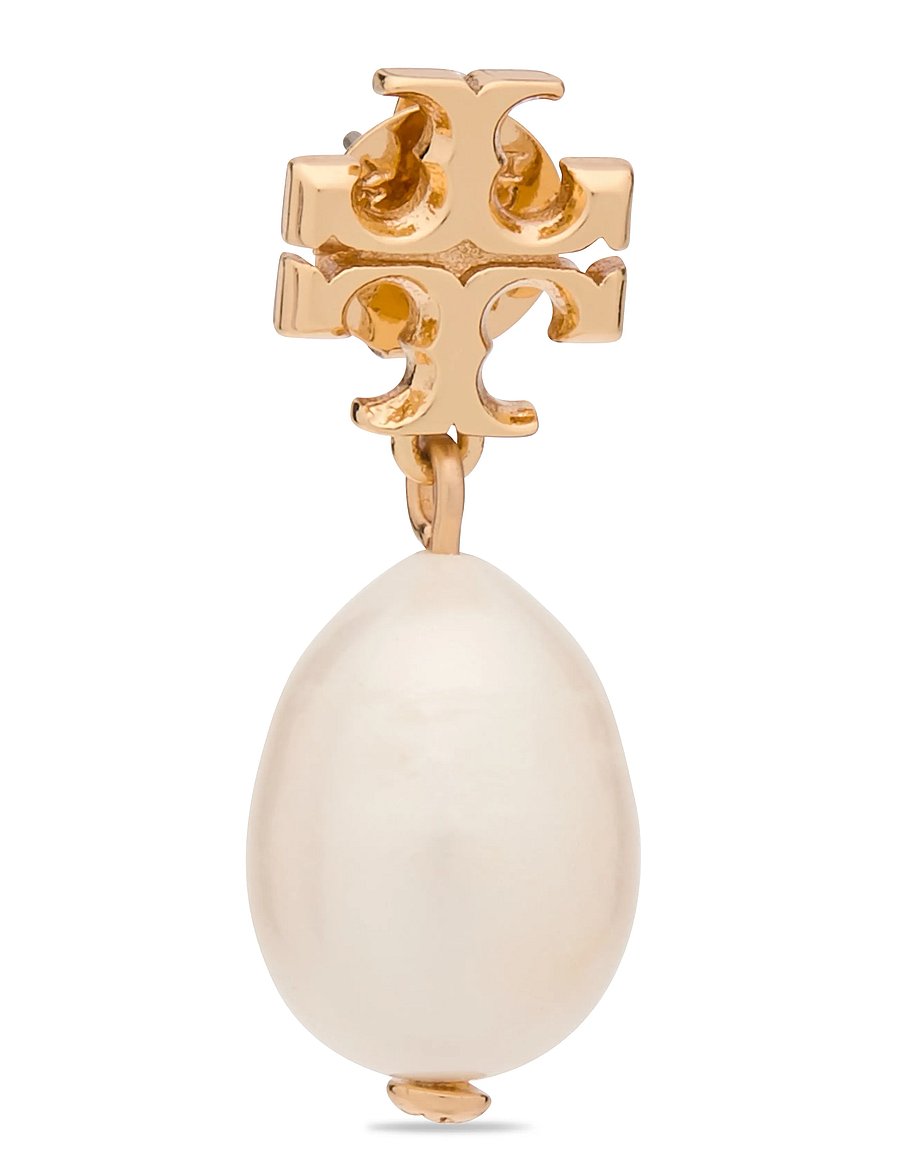 Tory Burch - Moondance Pearl Drop Earrings - perlenohrringe - tory gold / ivory - 1