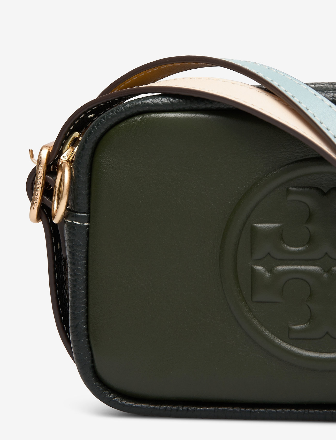 Tory Burch - PERRY BOMBE DOUBLE STRAP MINI BAG - poblano / deep kelp - 3