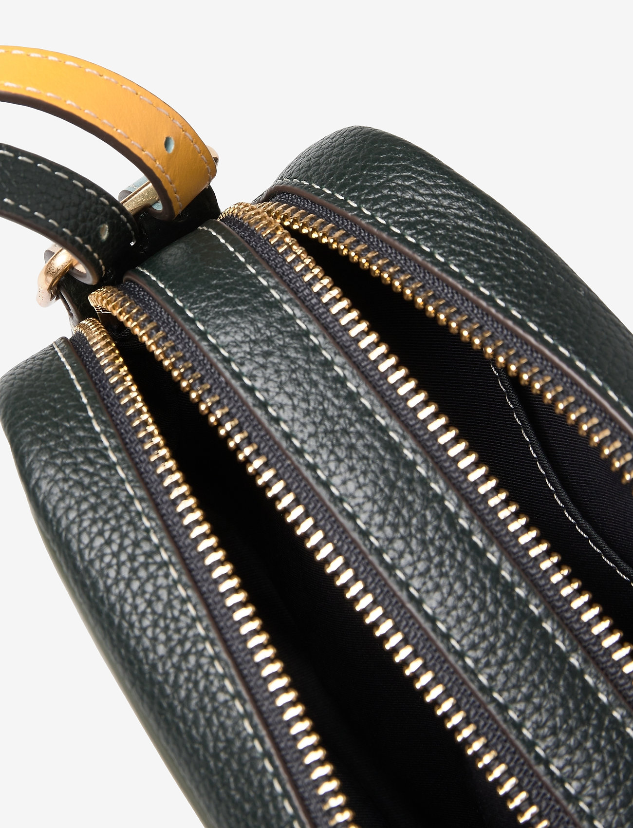Tory Burch - PERRY BOMBE DOUBLE STRAP MINI BAG - poblano / deep kelp - 4
