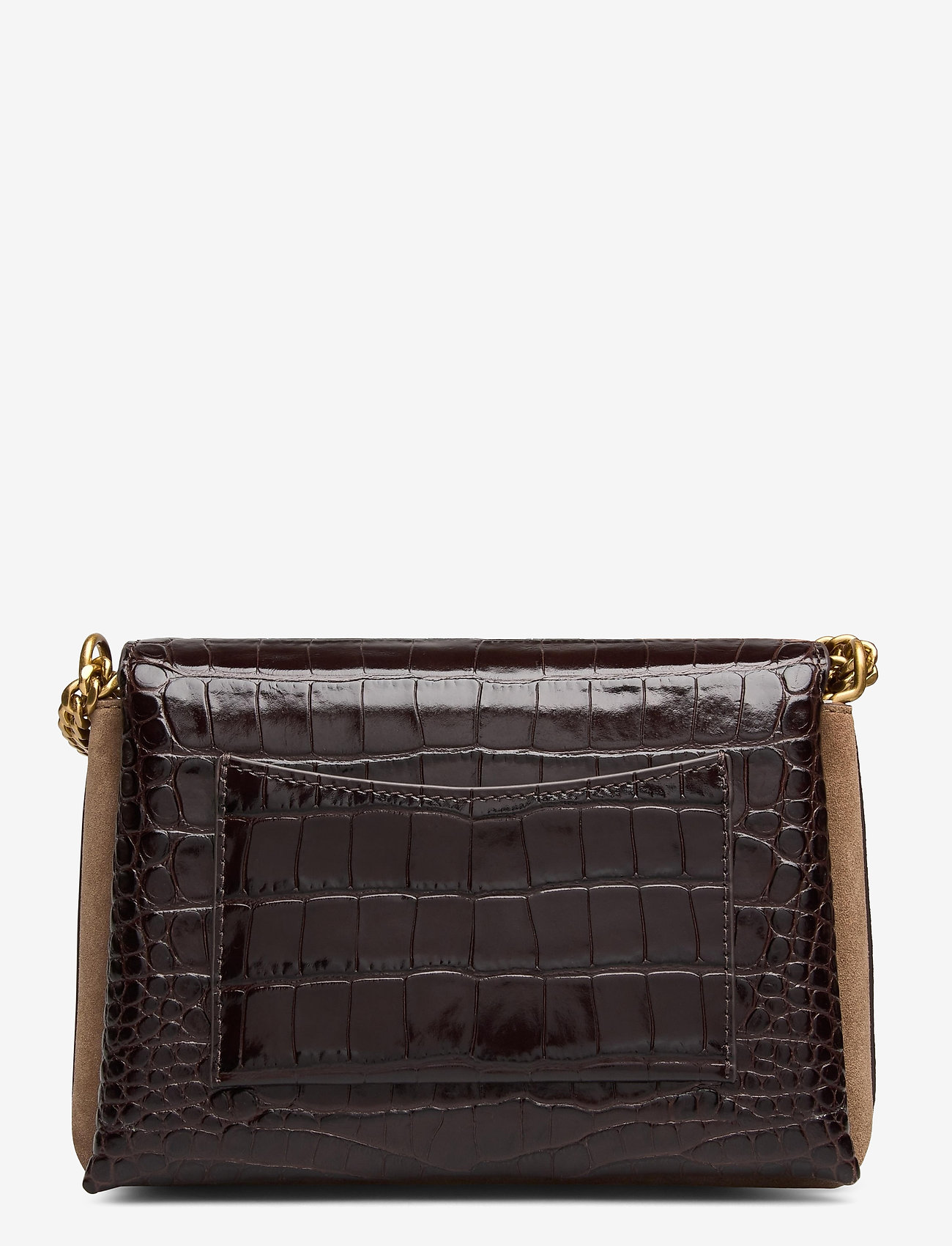 Tory Burch - KIRA TWEED SMALL CONVERTIBLE SHOULDER BAG - dark mahogany - 1