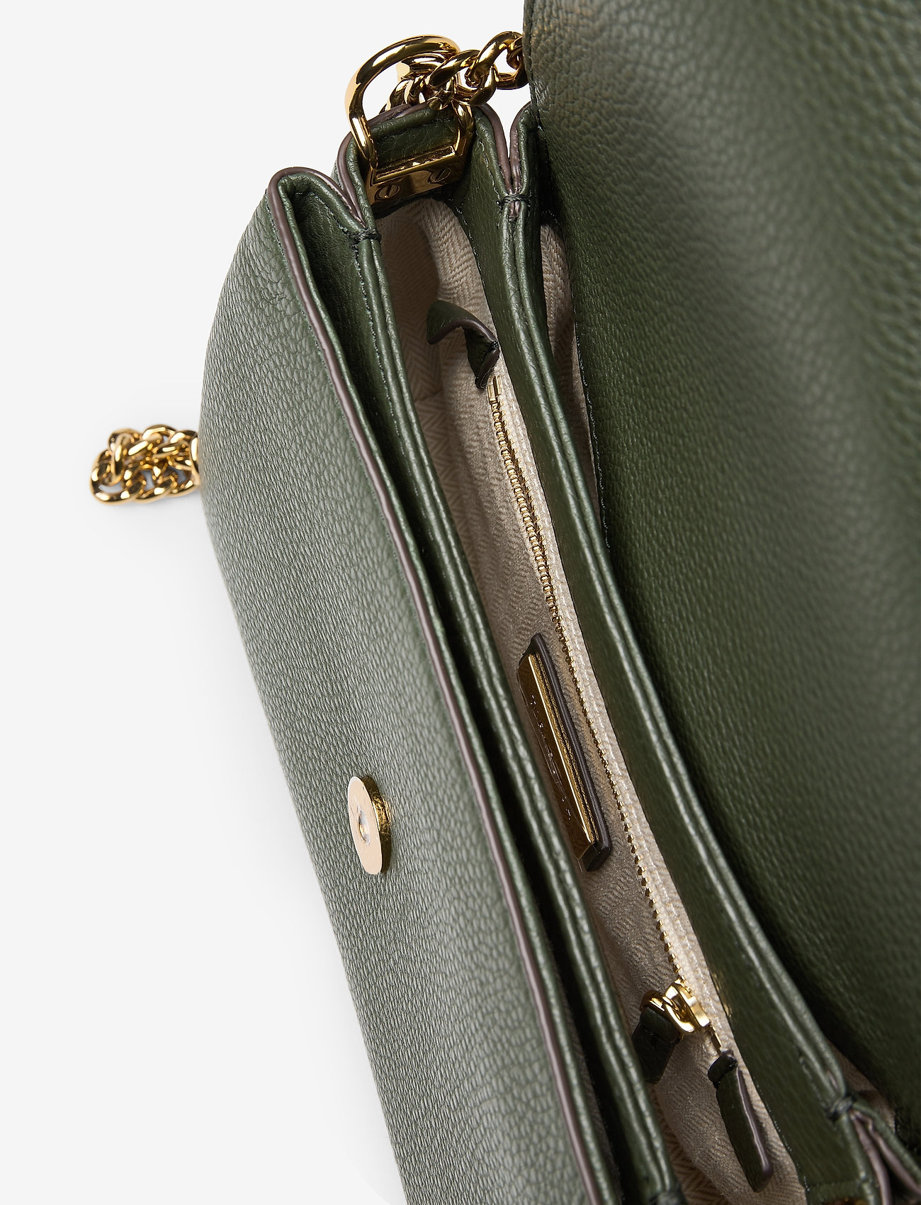 Tory Burch - KIRA PEBBLED SMALL CONVERTIBLE SHOULDER BAG - poblano - 4