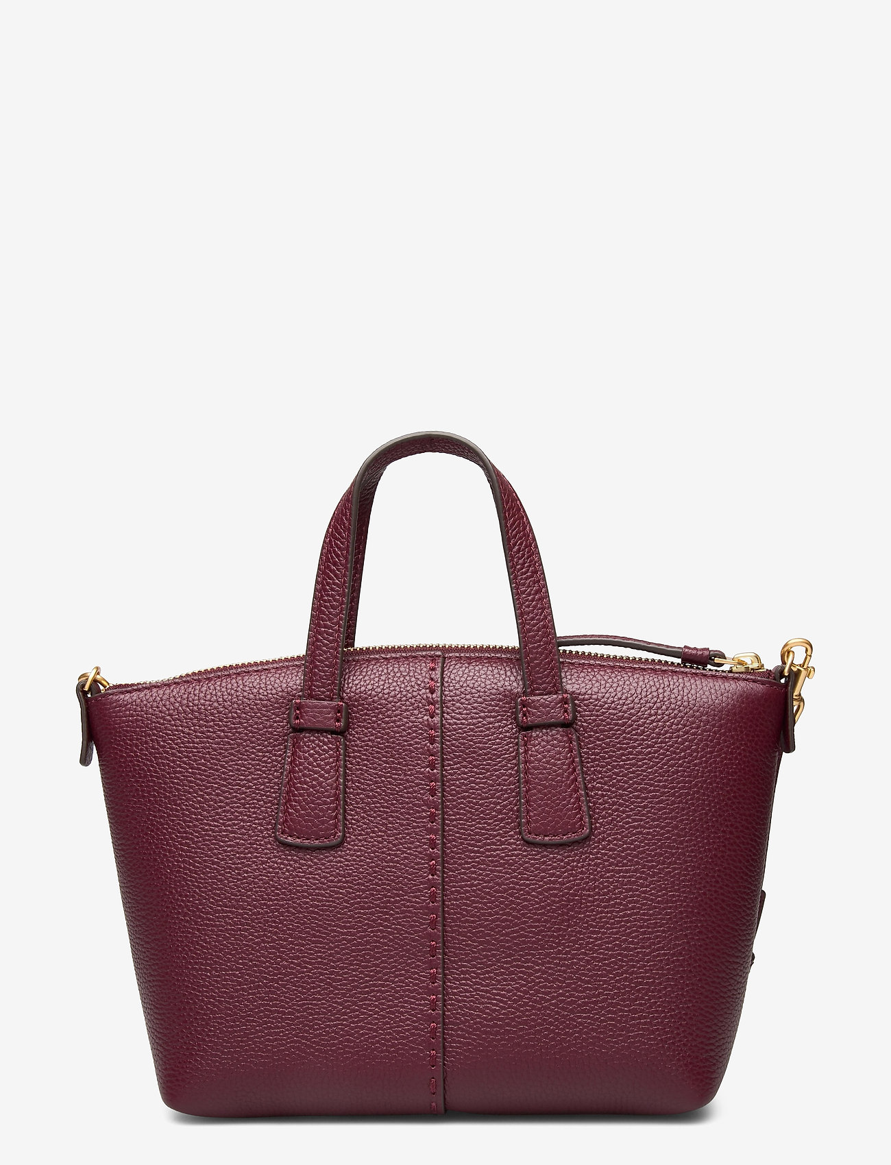Tory Burch - McGRAW MINI TOP-ZIP SATCHEL - claret - 1