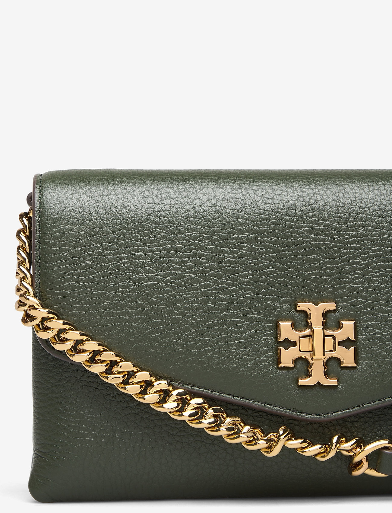 Tory Burch - KIRA PEBBLED CHAIN WALLET - poblano - 3