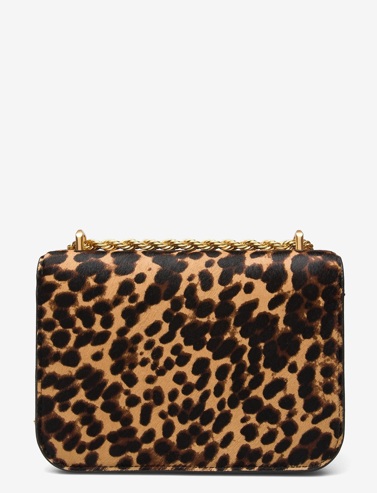 Tory Burch - ELEANOR HAIRCALF SMALL CONVERTIBLE SHOULDER BAG - leopard shearling - 1