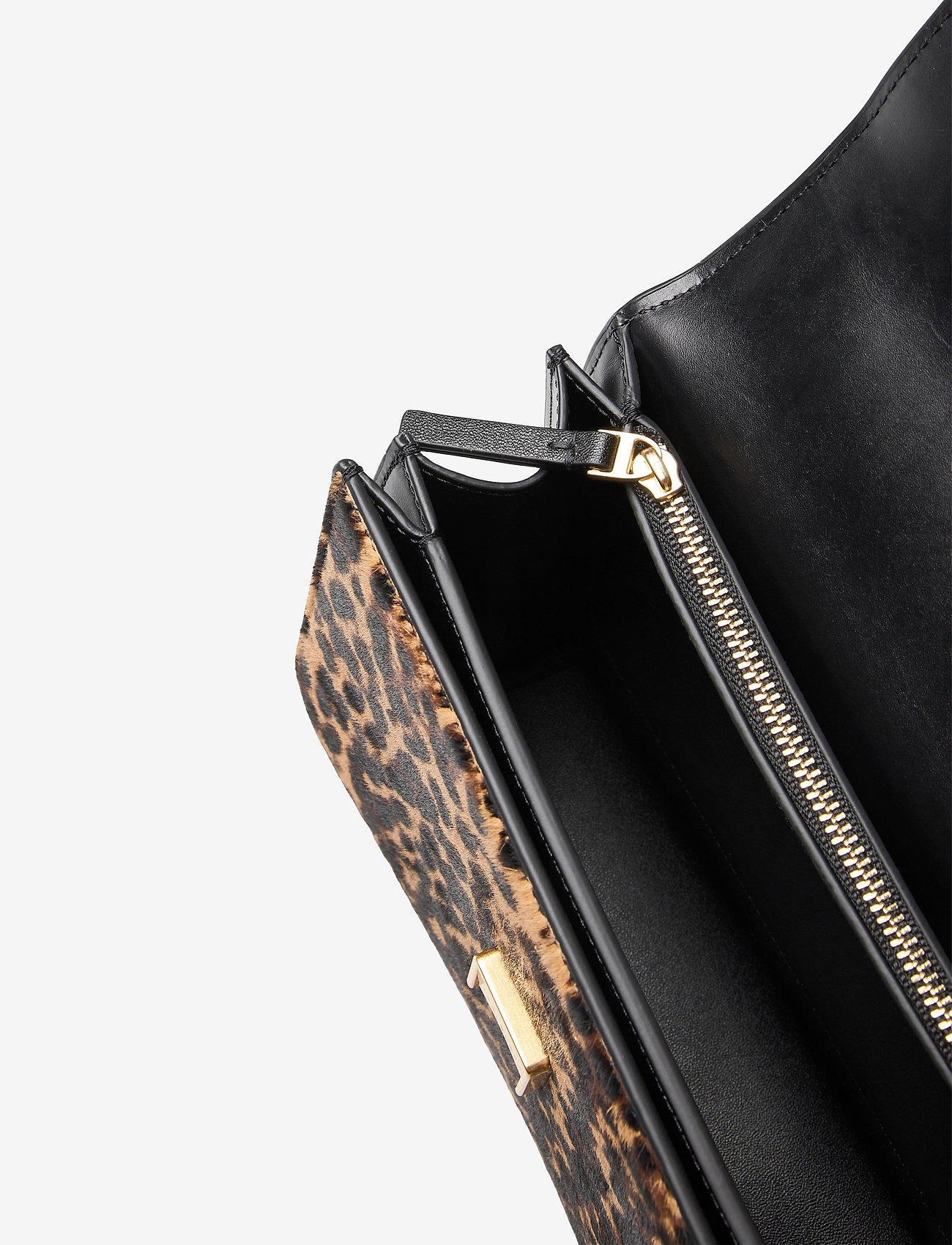 Tory Burch - ELEANOR HAIRCALF SMALL CONVERTIBLE SHOULDER BAG - leopard shearling - 4