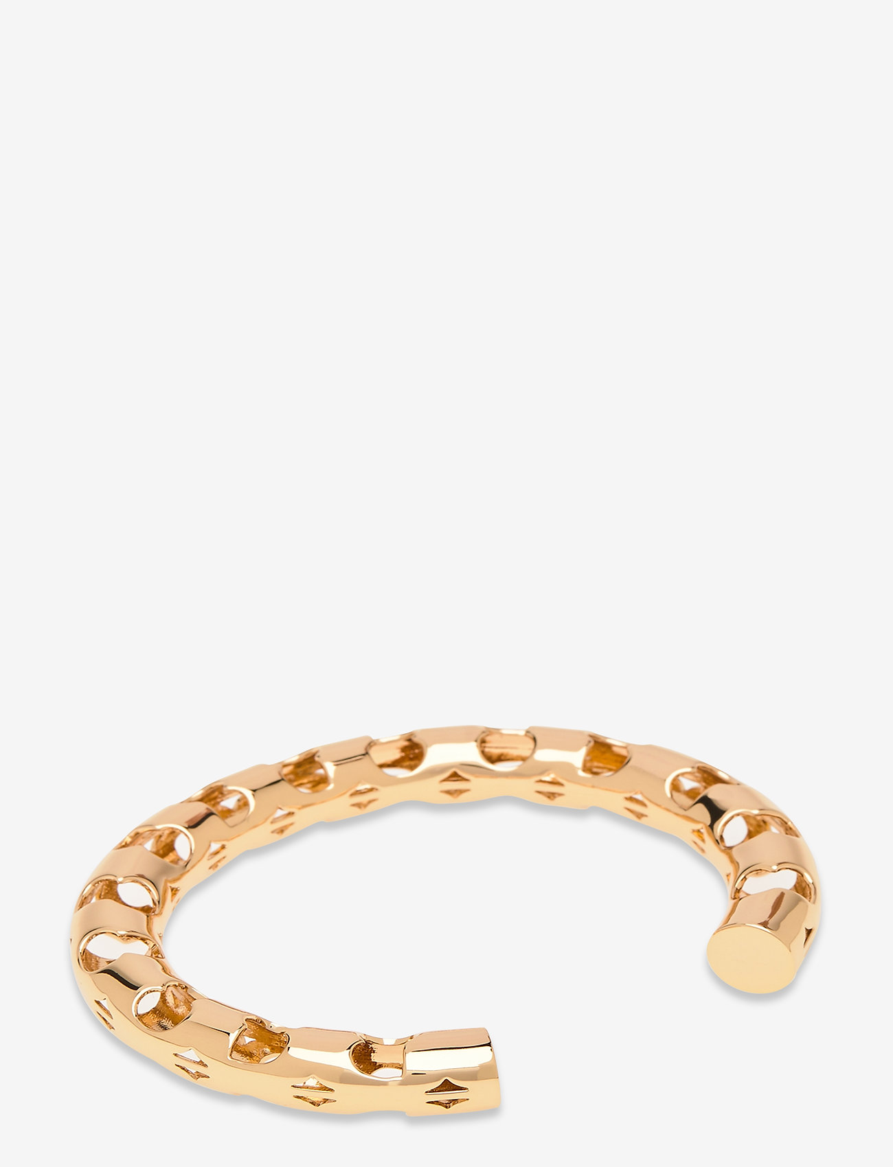 Tory Burch - SERIF-T FRETWORK CUFF - tory gold - 1