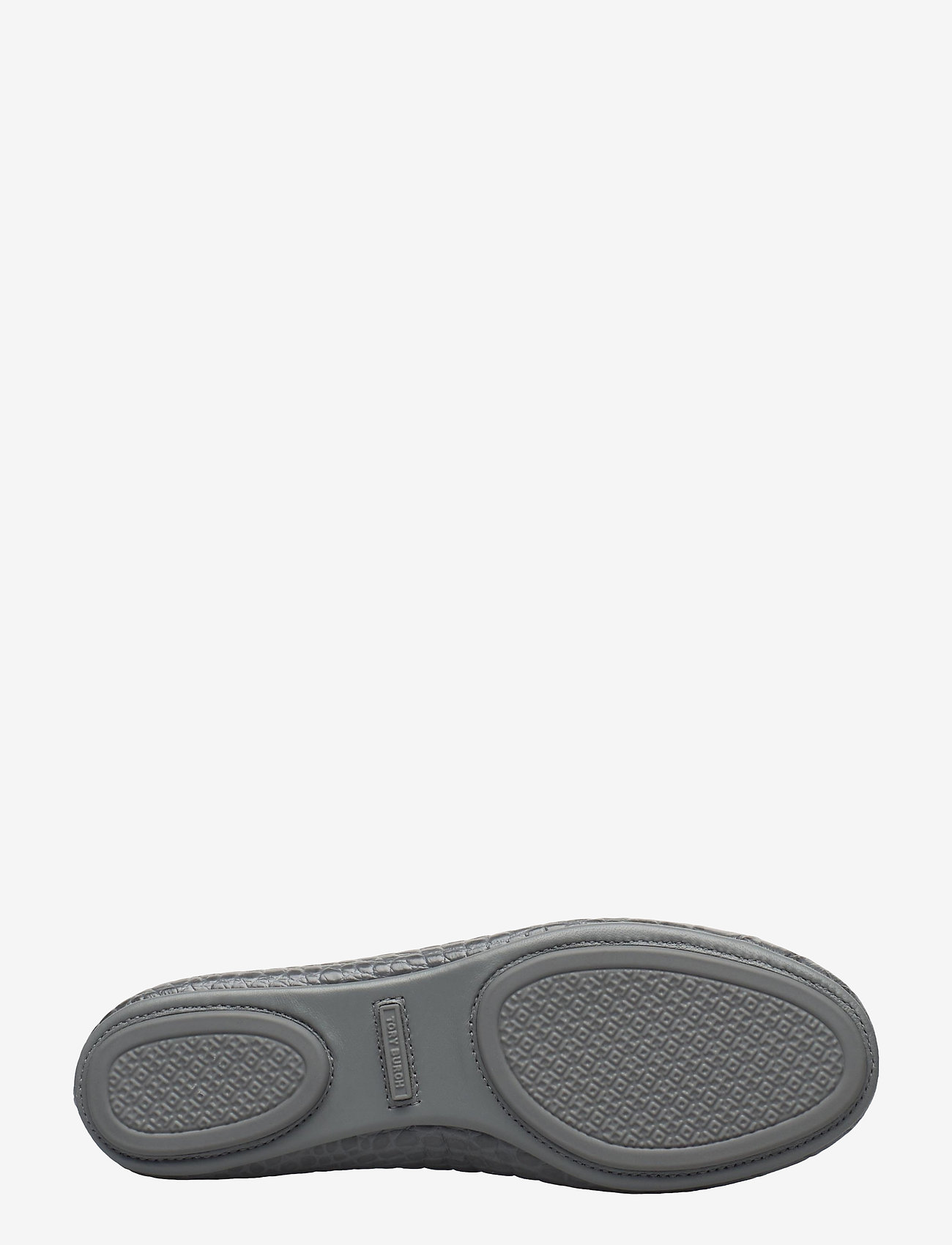 Tory Burch - MINNIE TRAVEL BALLET WITH LEATHER LOGO - zinc- croc - 4