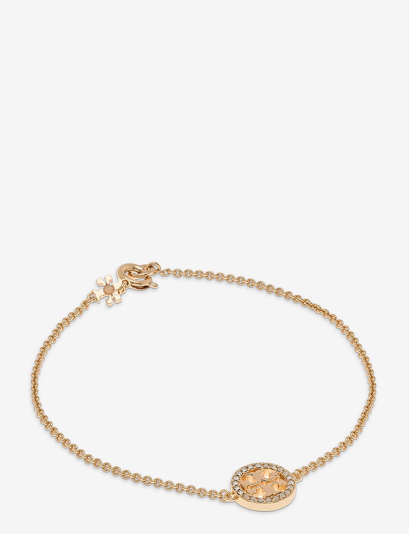 Tory Burch - MILLER PAVE CHAIN BRACELET - armbånd - tory gold / crystal - 0