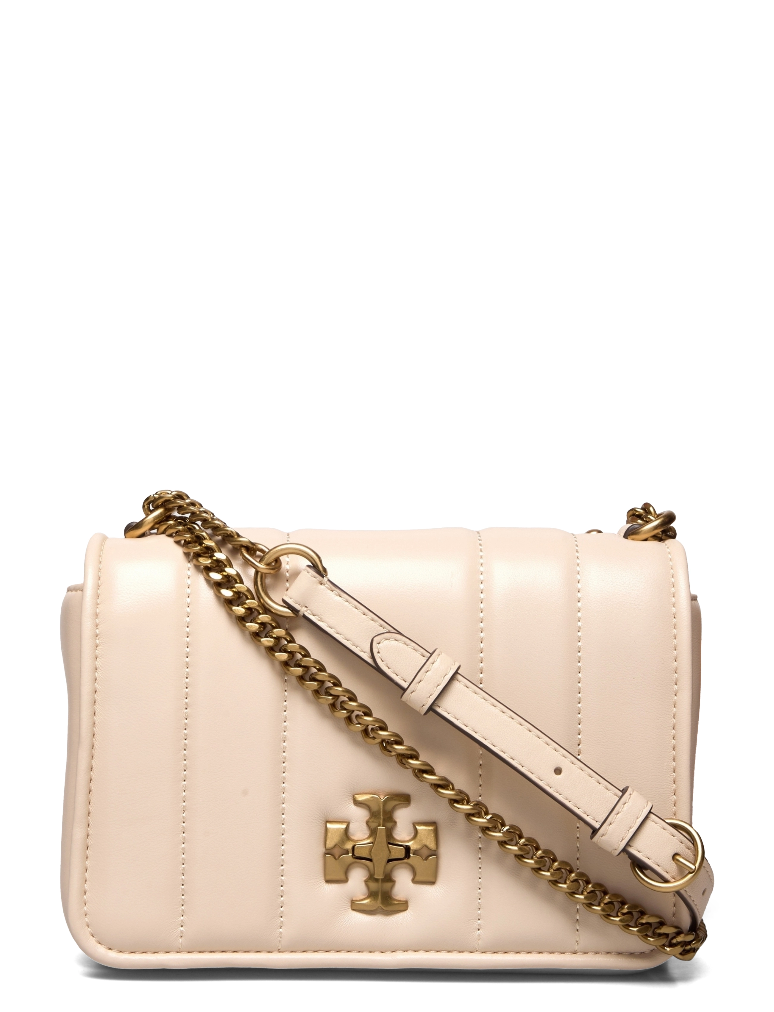 Tory Burch - Kira Chain Shoulder Bag - brie / rolled gold - 1