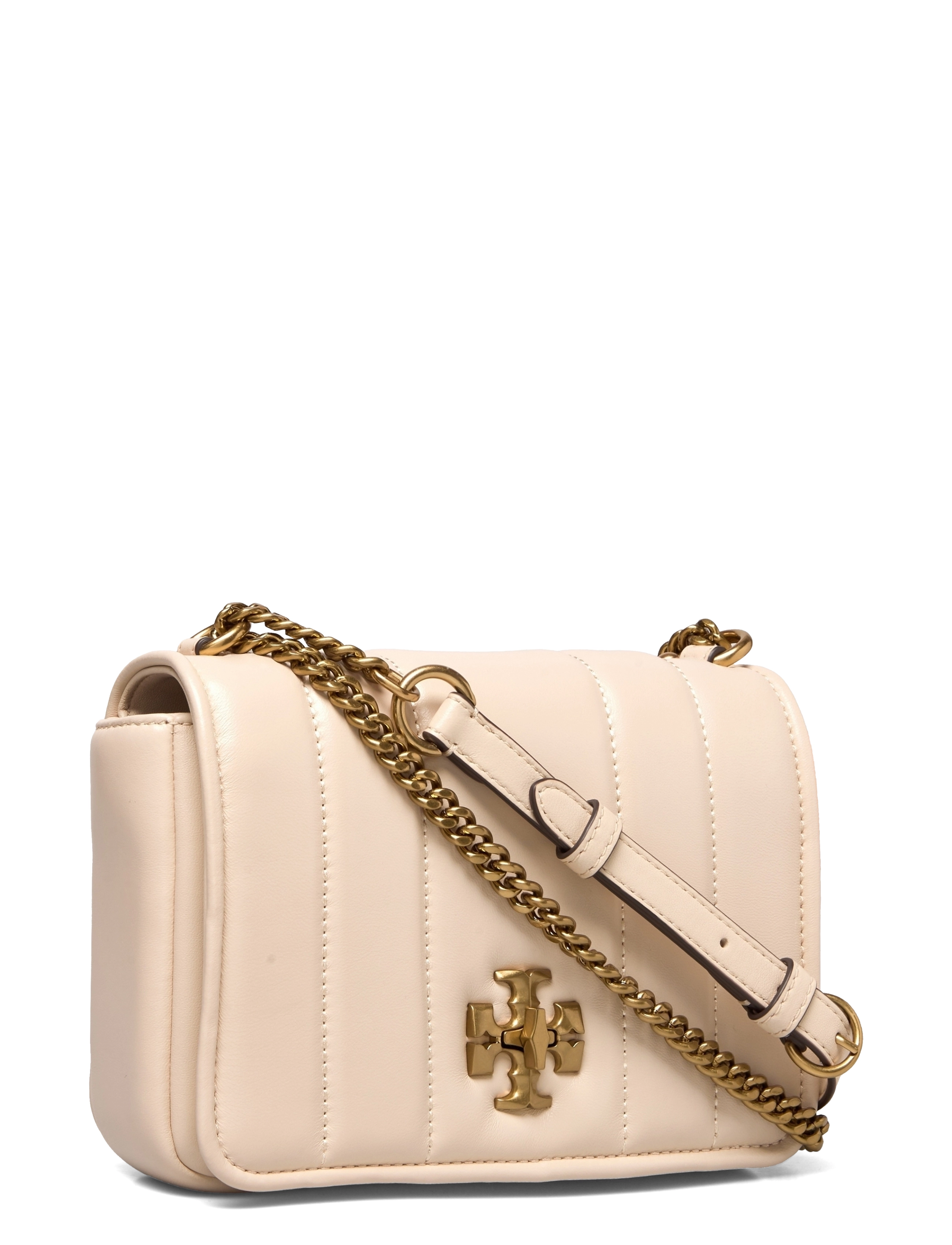 Tory Burch - Kira Chain Shoulder Bag - brie / rolled gold - 3