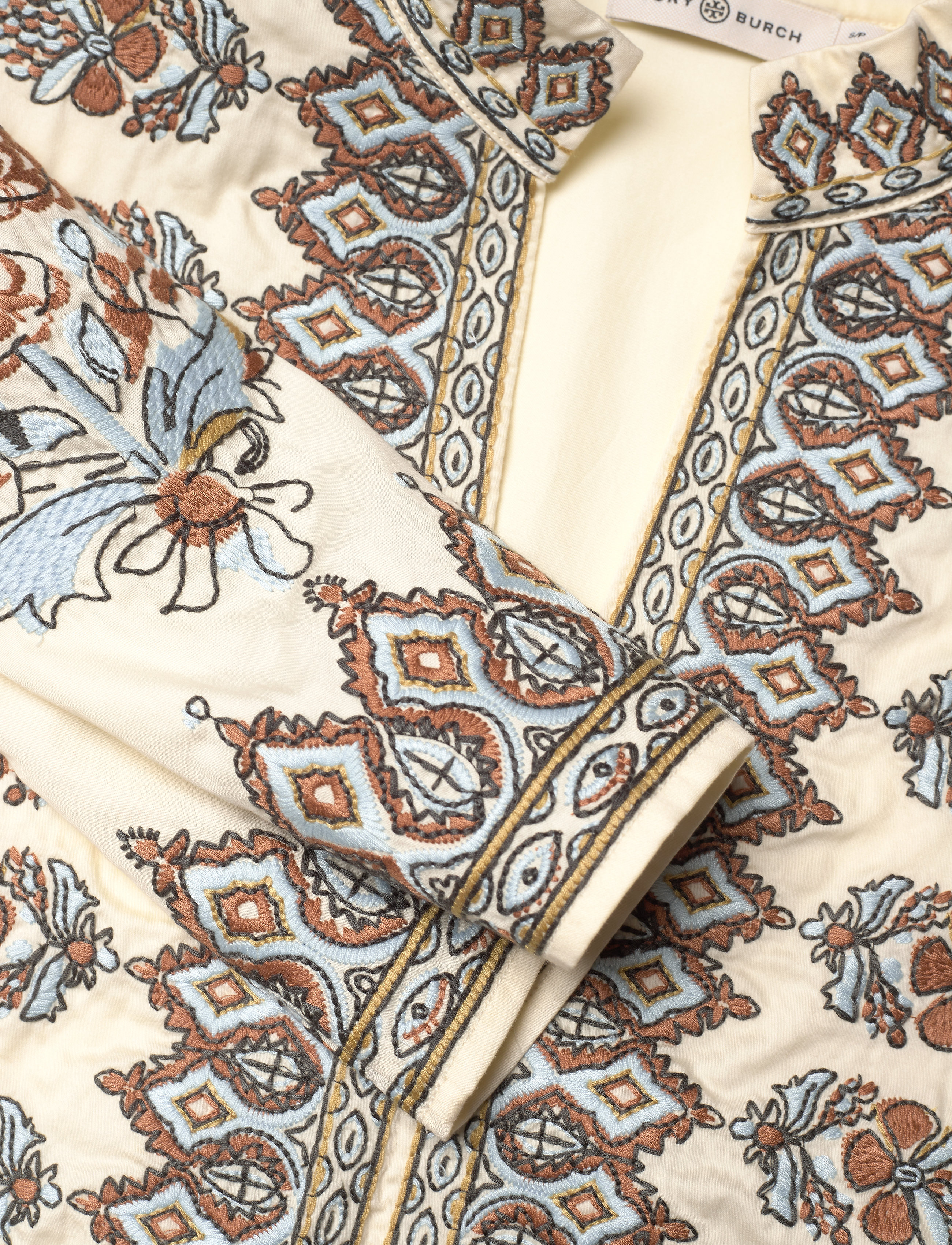 Tory Burch - EMBROIDERED TUNIC - french cream - 2