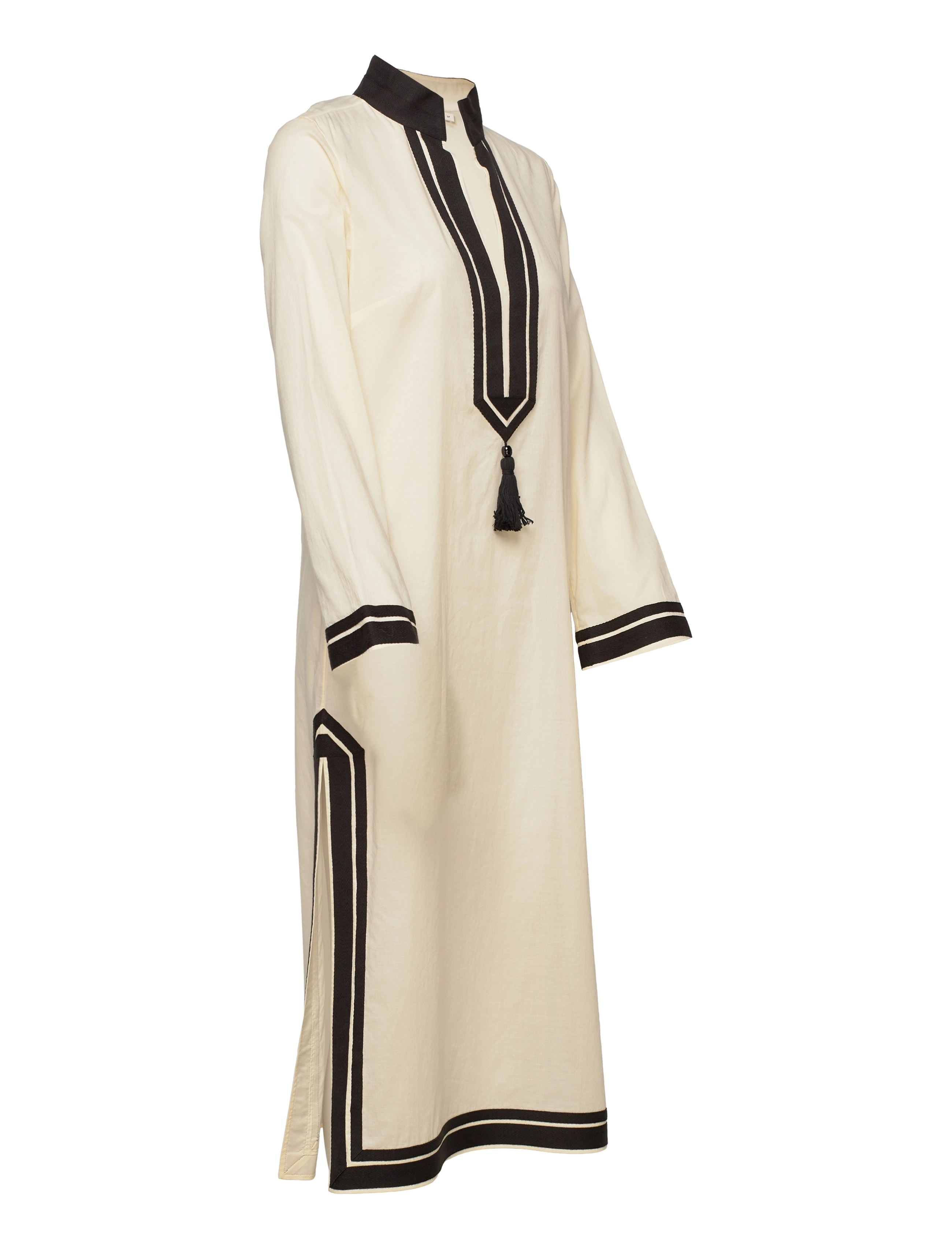 Tory Burch - TORY MIDI TUNIC - french cream / black - 3