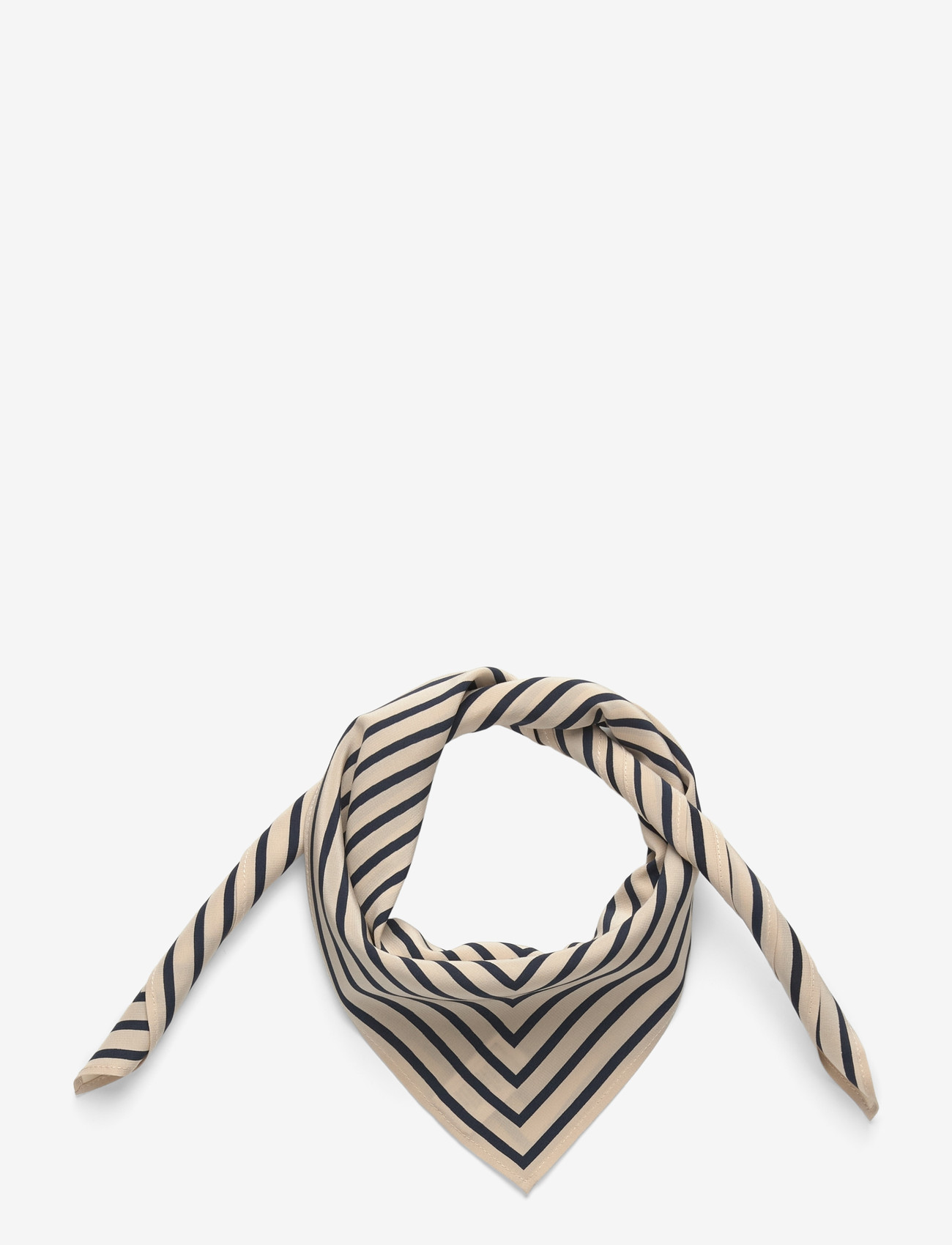 Toteme - Signature Monogram Silk Scarf - alltags-style - cream - 0