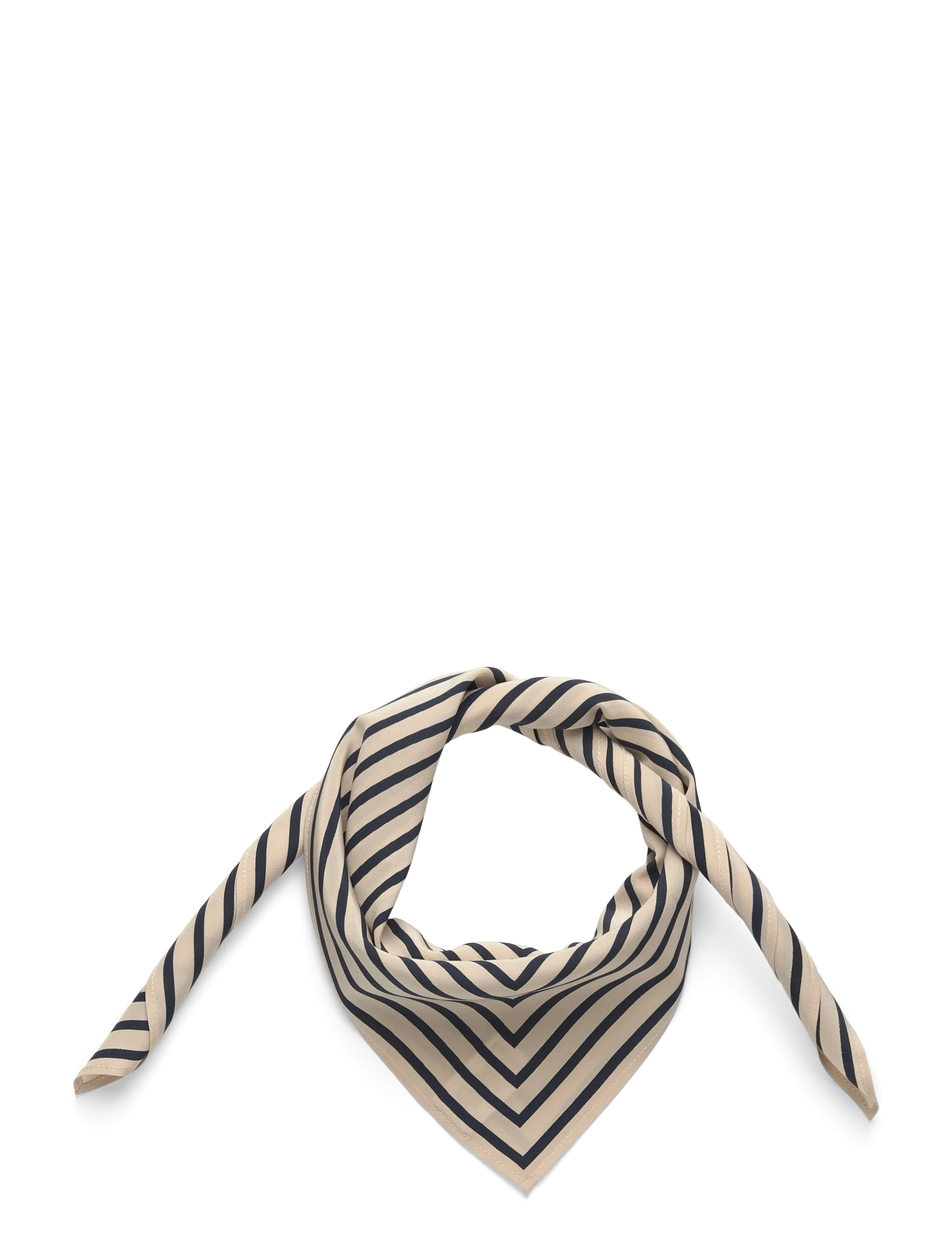 Toteme Signature Monogram Silk Scarf - Accessories - CREAM / beige