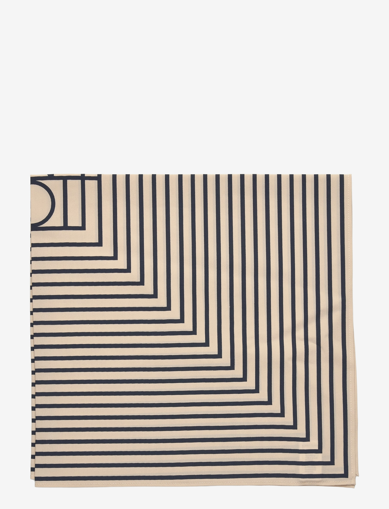 Toteme - Signature Monogram Silk Scarf - alltags-style - cream - 1