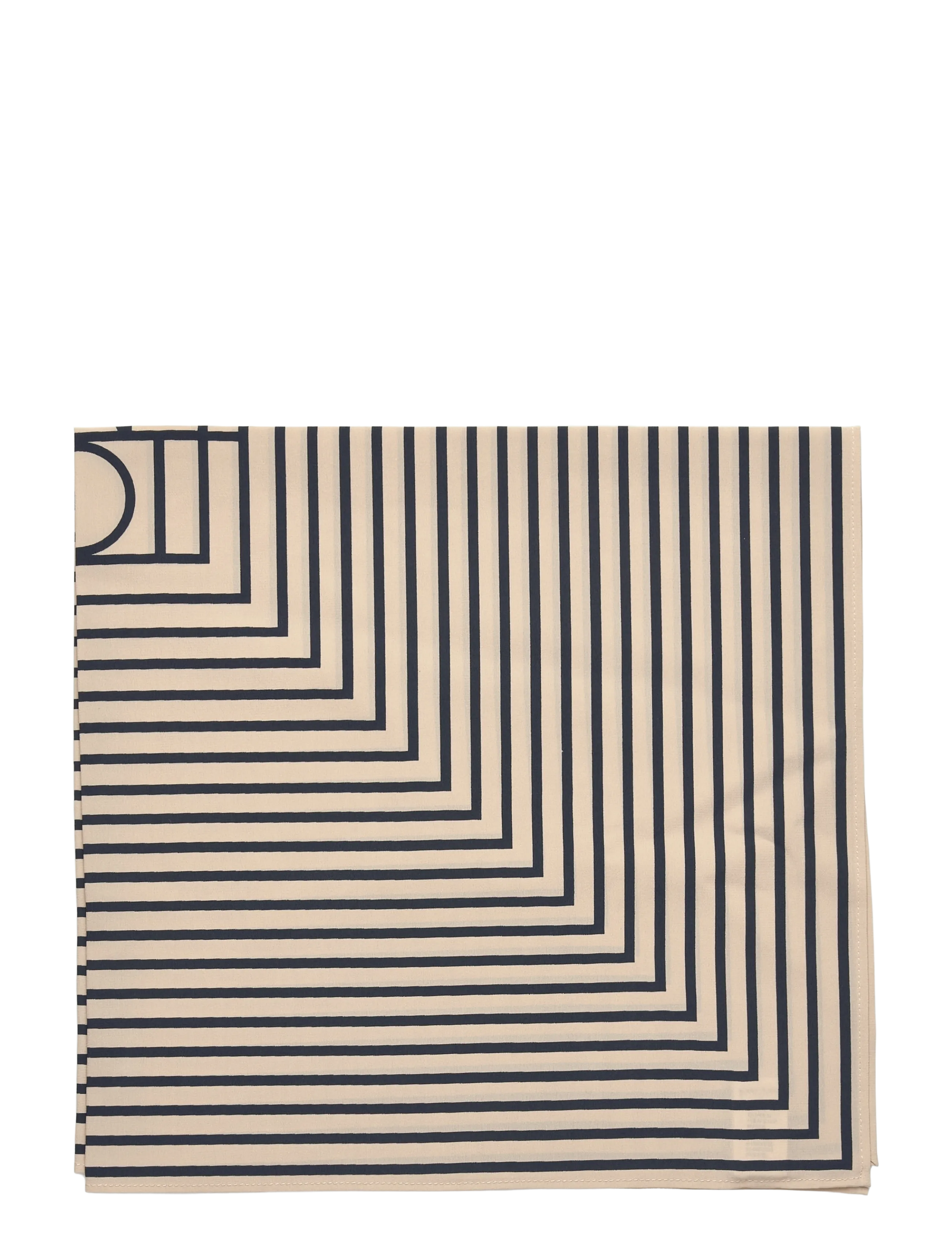 TOTEME - Signature Monogram Silk Scarf - alltags-style - cream - 1