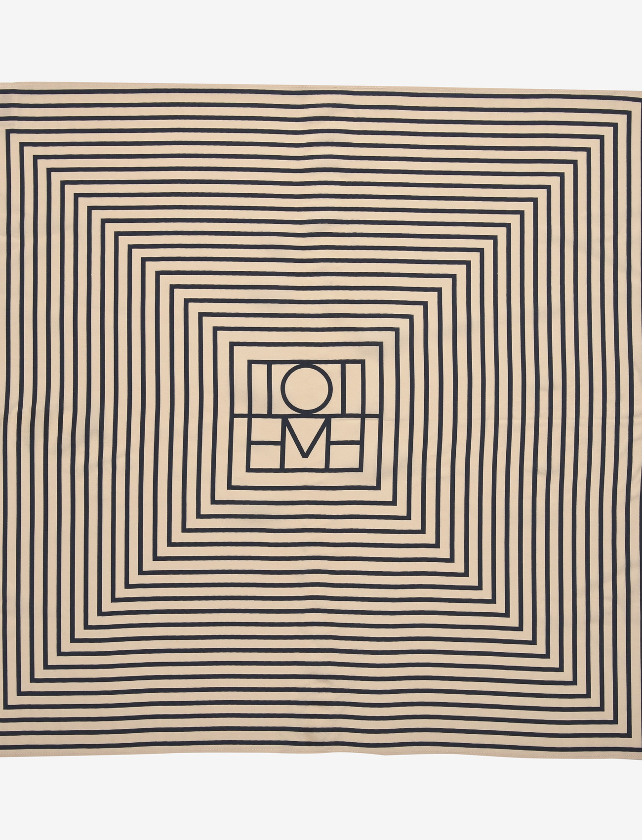 Toteme - Signature Monogram Silk Scarf - alltags-style - cream - 2