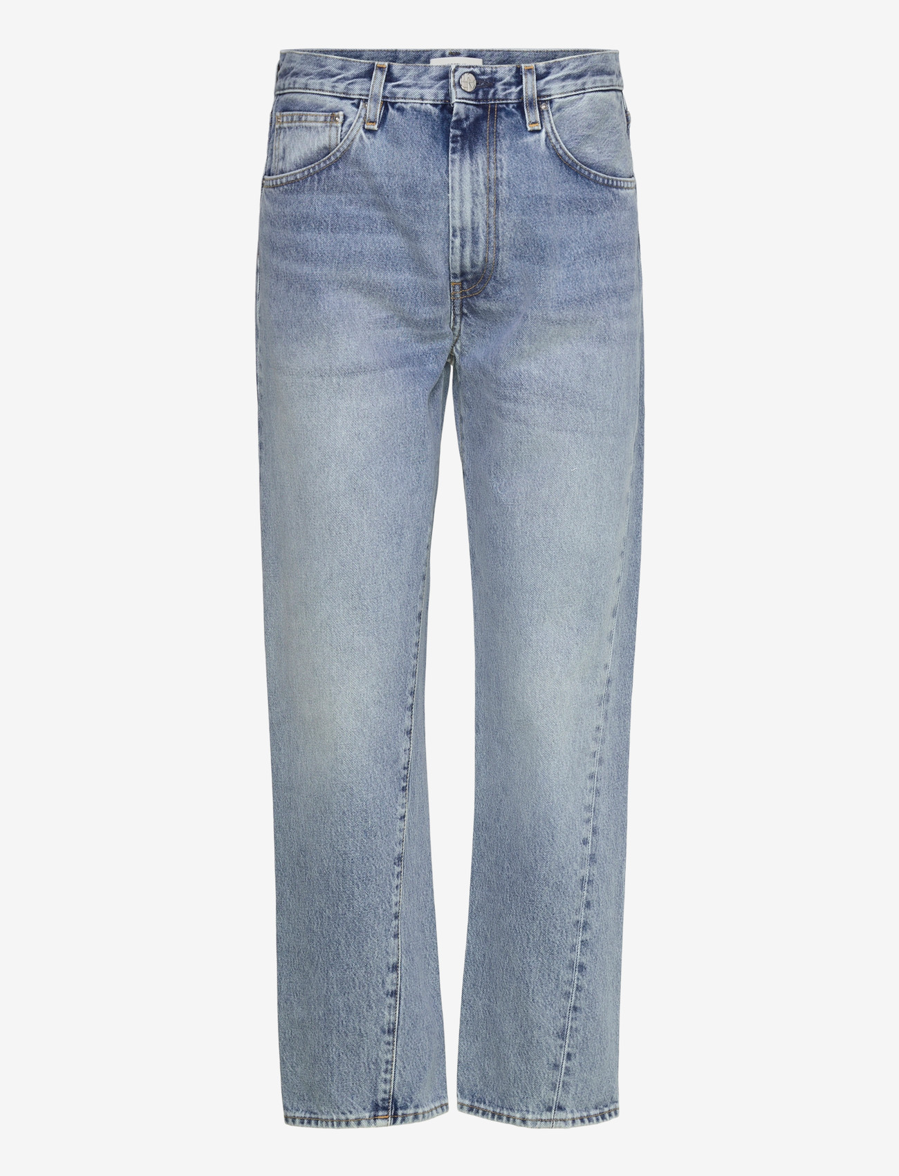 TOTEME - Twisted Seam Denim Pants - straight jeans - blue - 0