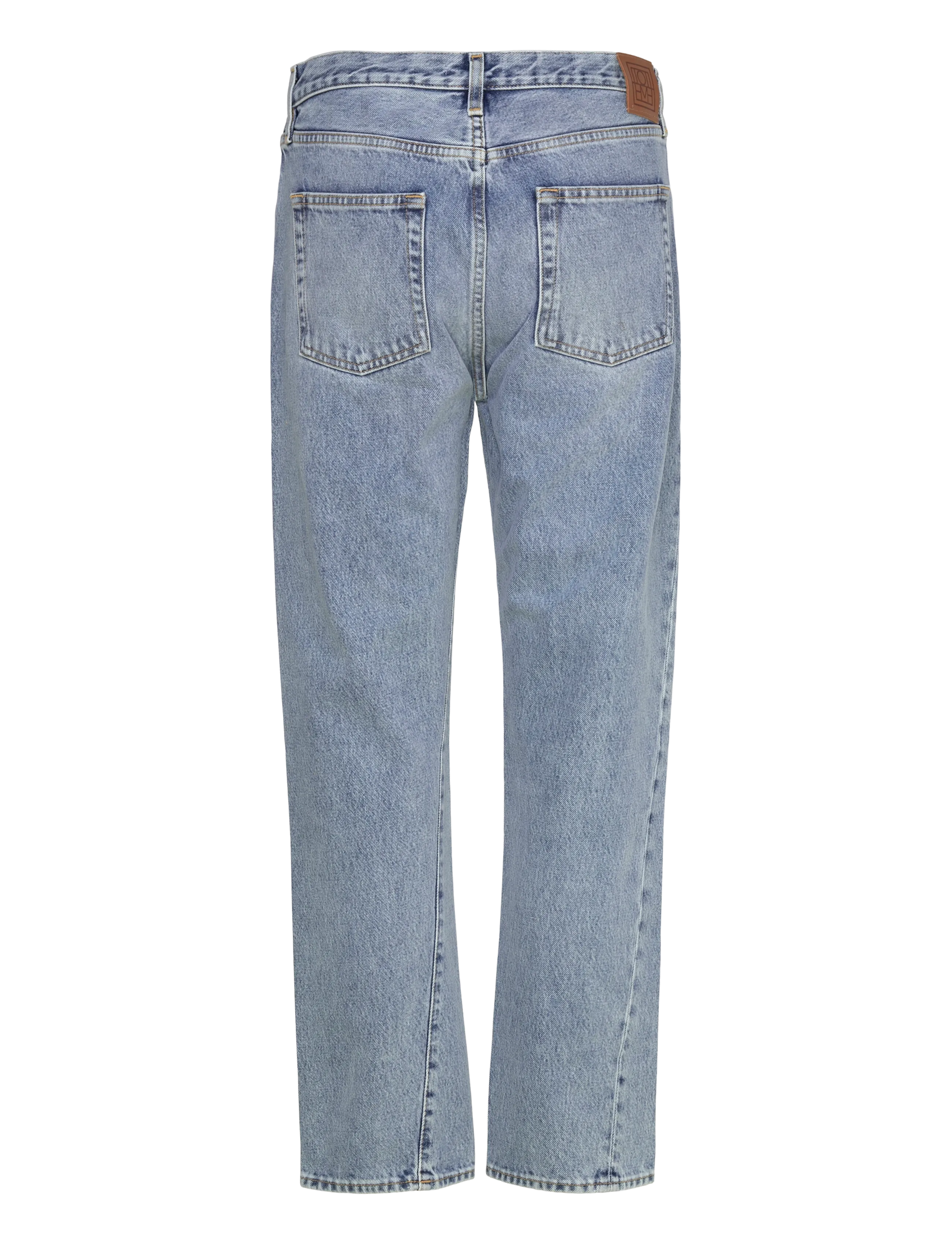 TOTEME - Twisted Seam Denim Pants - straight jeans - blue - 1