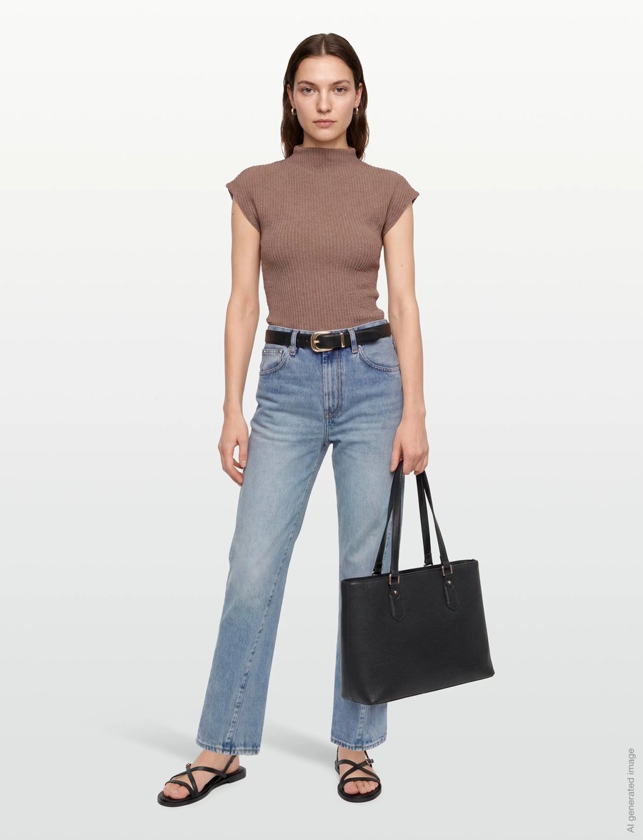 TOTEME - Twisted Seam Denim Pants - gerade jeans - blue - 0