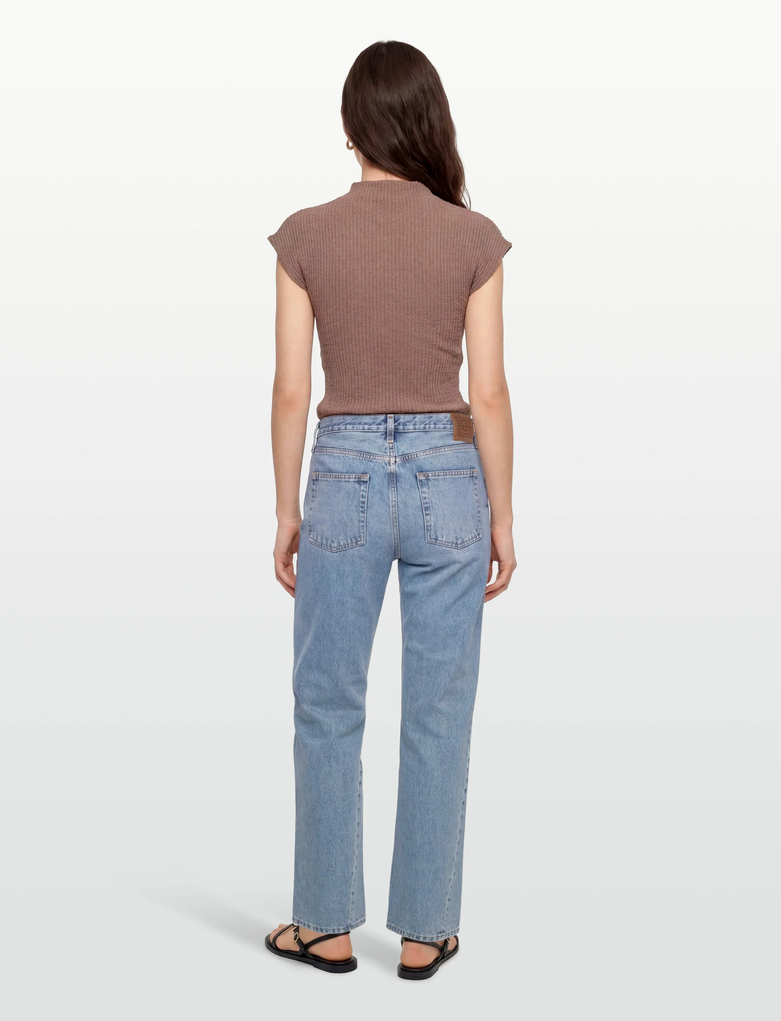 TOTEME - Twisted Seam Denim Pants - gerade jeans - blue - 4