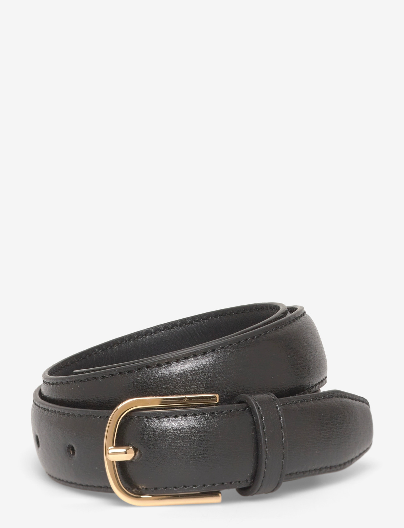 TOTEME - Bold leather trouser belt - black - 0