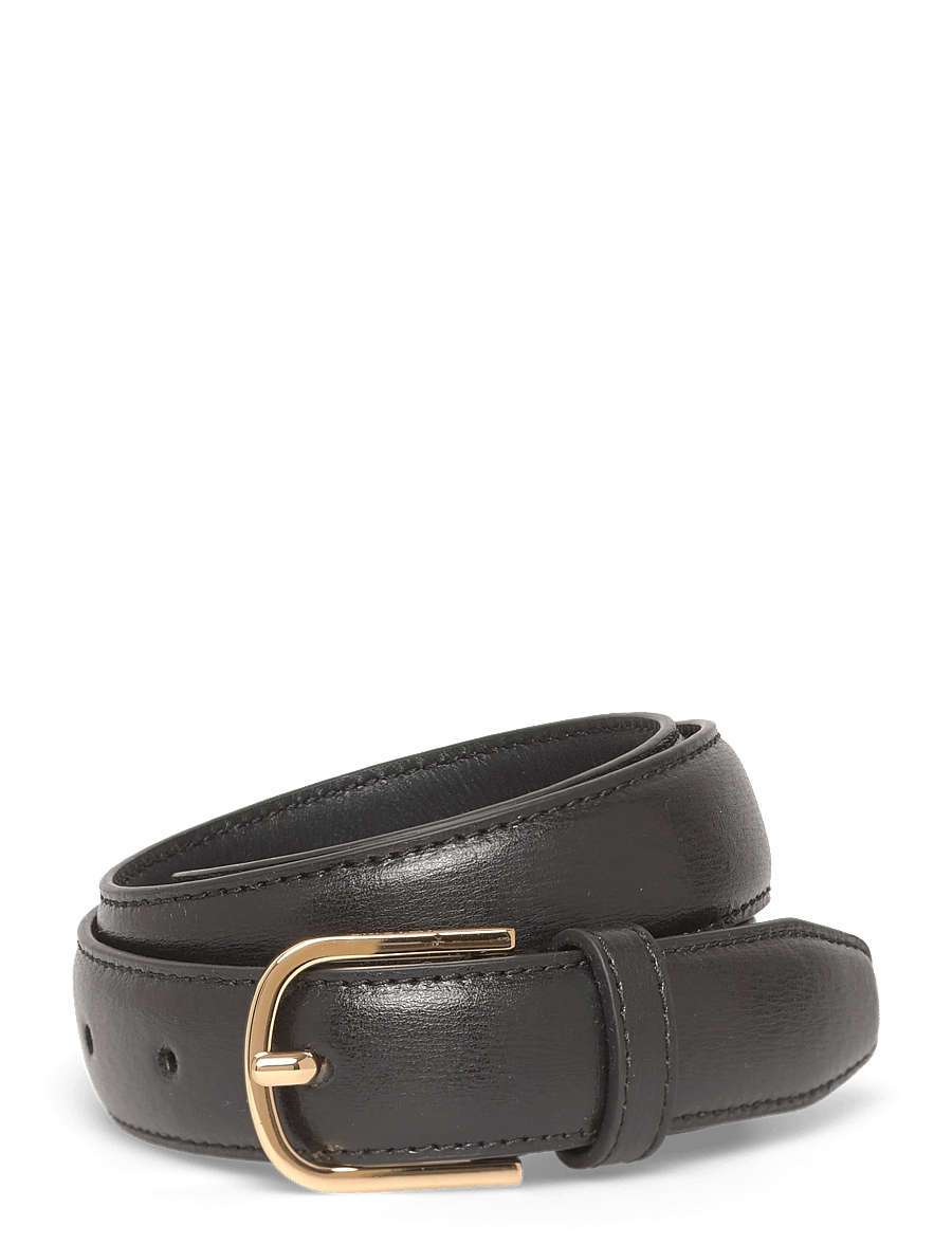 TOTEME - Bold leather trouser belt - black - 0