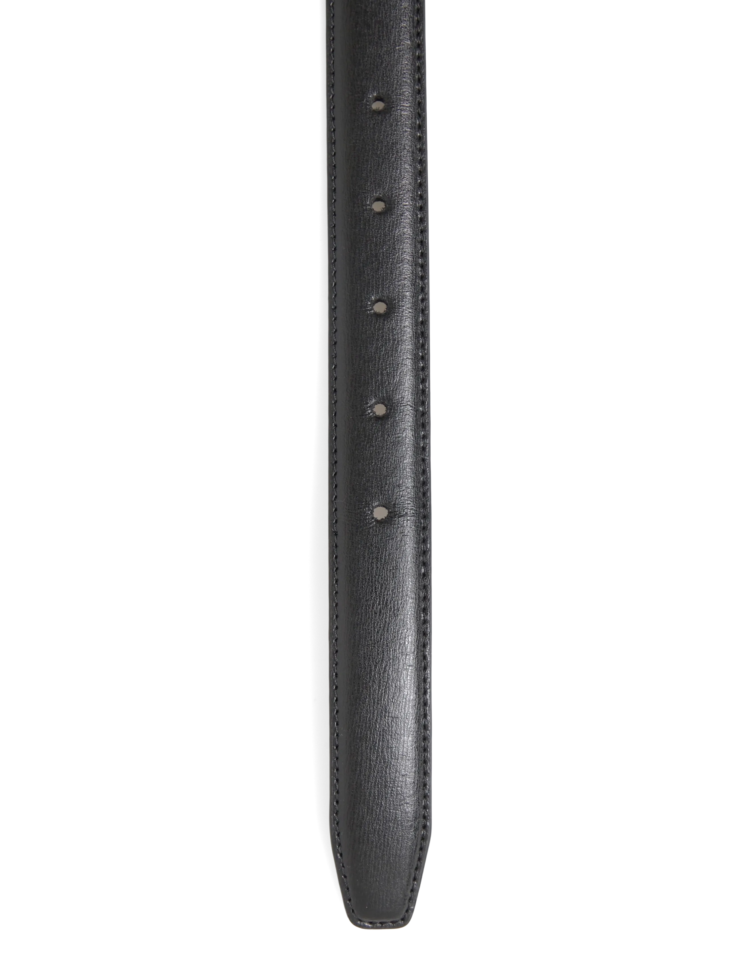 TOTEME - Bold leather trouser belt - black - 2