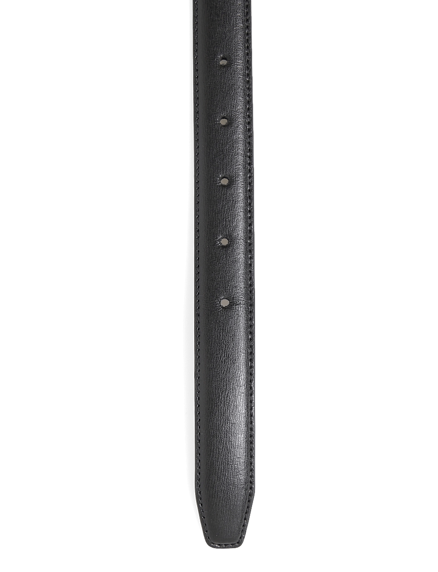 TOTEME - Bold leather trouser belt - black - 2