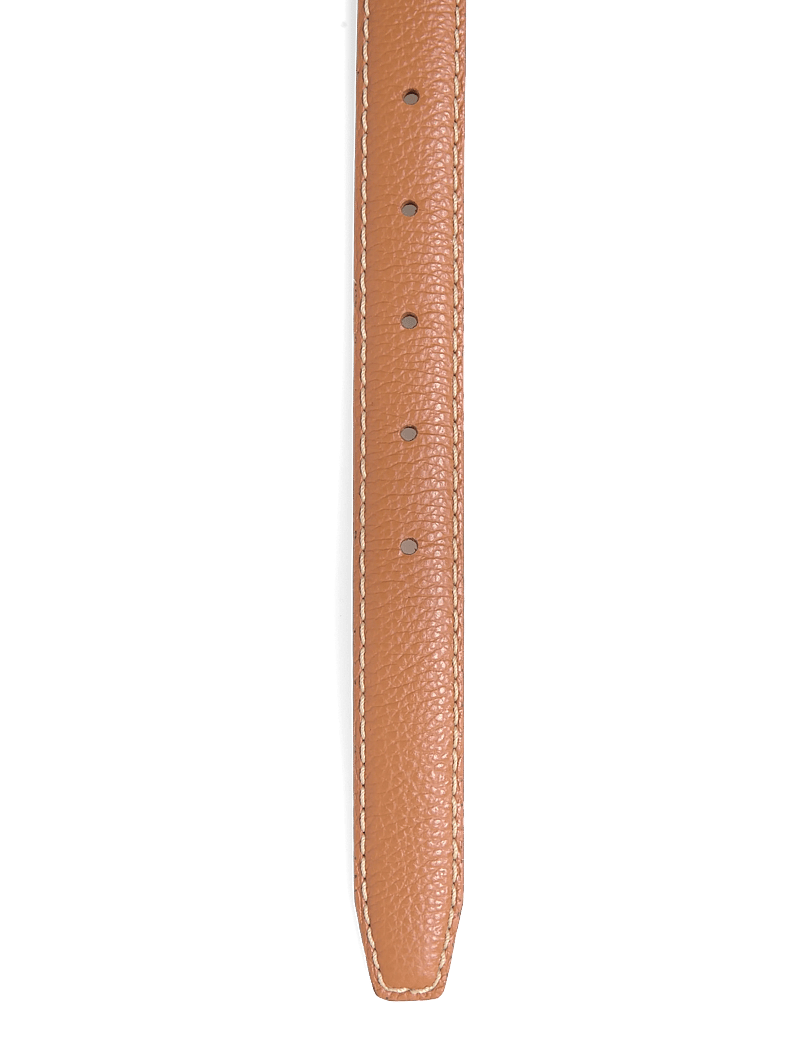 TOTEME - Slim grained leather belt - nahkrihmad - brown - 2