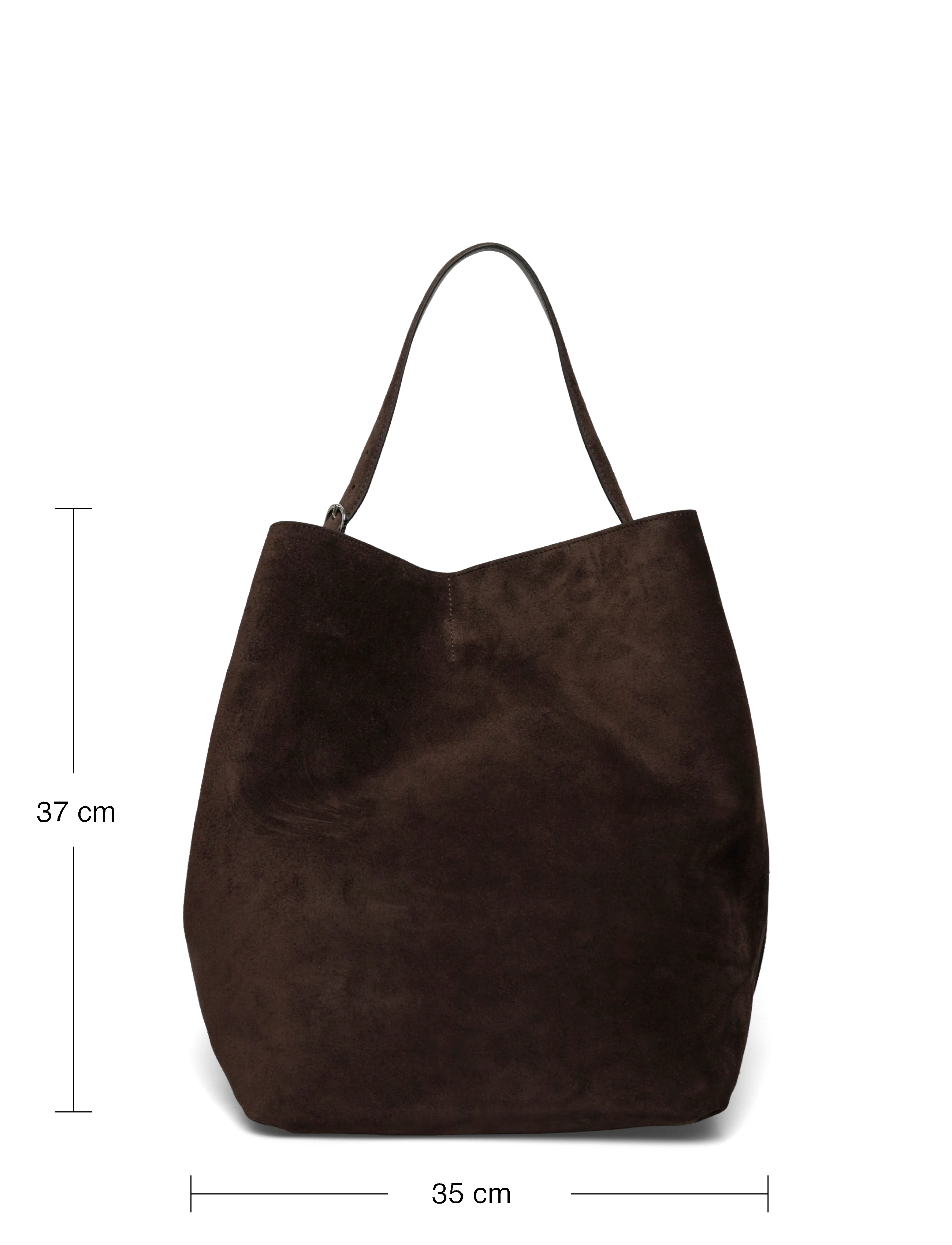 TOTEME - Belted Suede Tote - totes - brown - 3