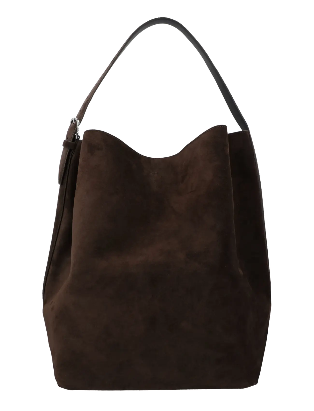 TOTEME Belted suede tote - Tasker - TAN / brown