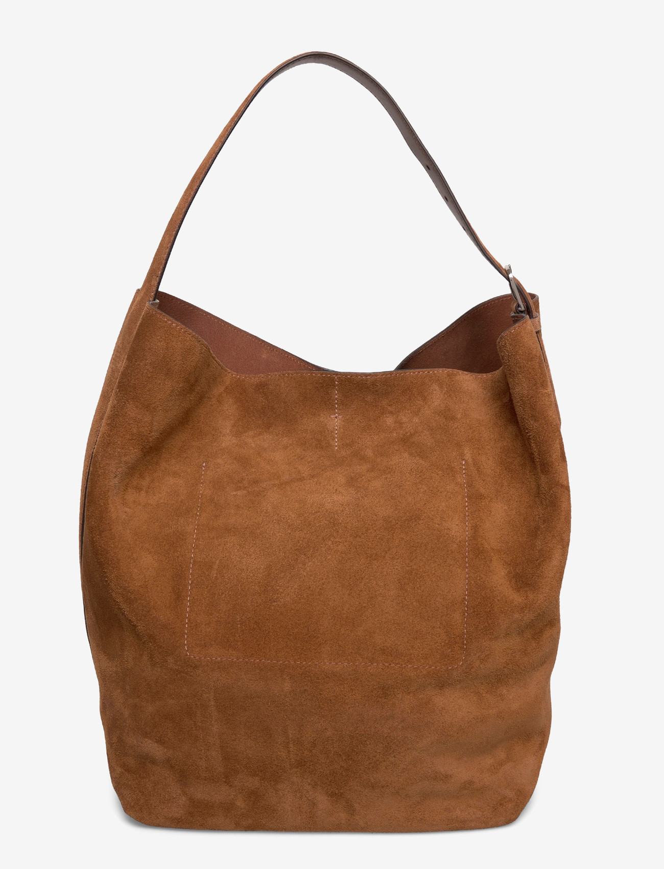 TOTEME - Belted Suede Tote - tote bags - brown - 1