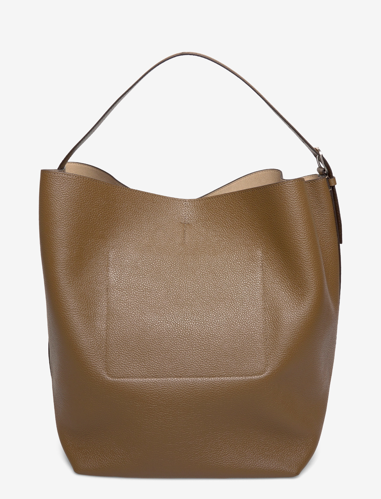 TOTEME - Leather Belted Tote - tote bags - brown - 1