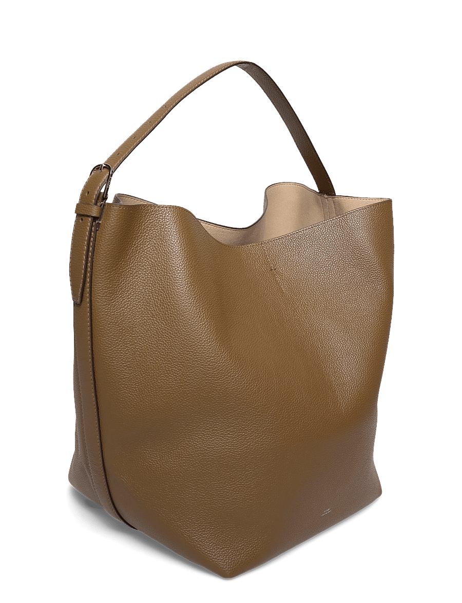 TOTEME - Leather Belted Tote - tote-stiilis kotid - brown - 2