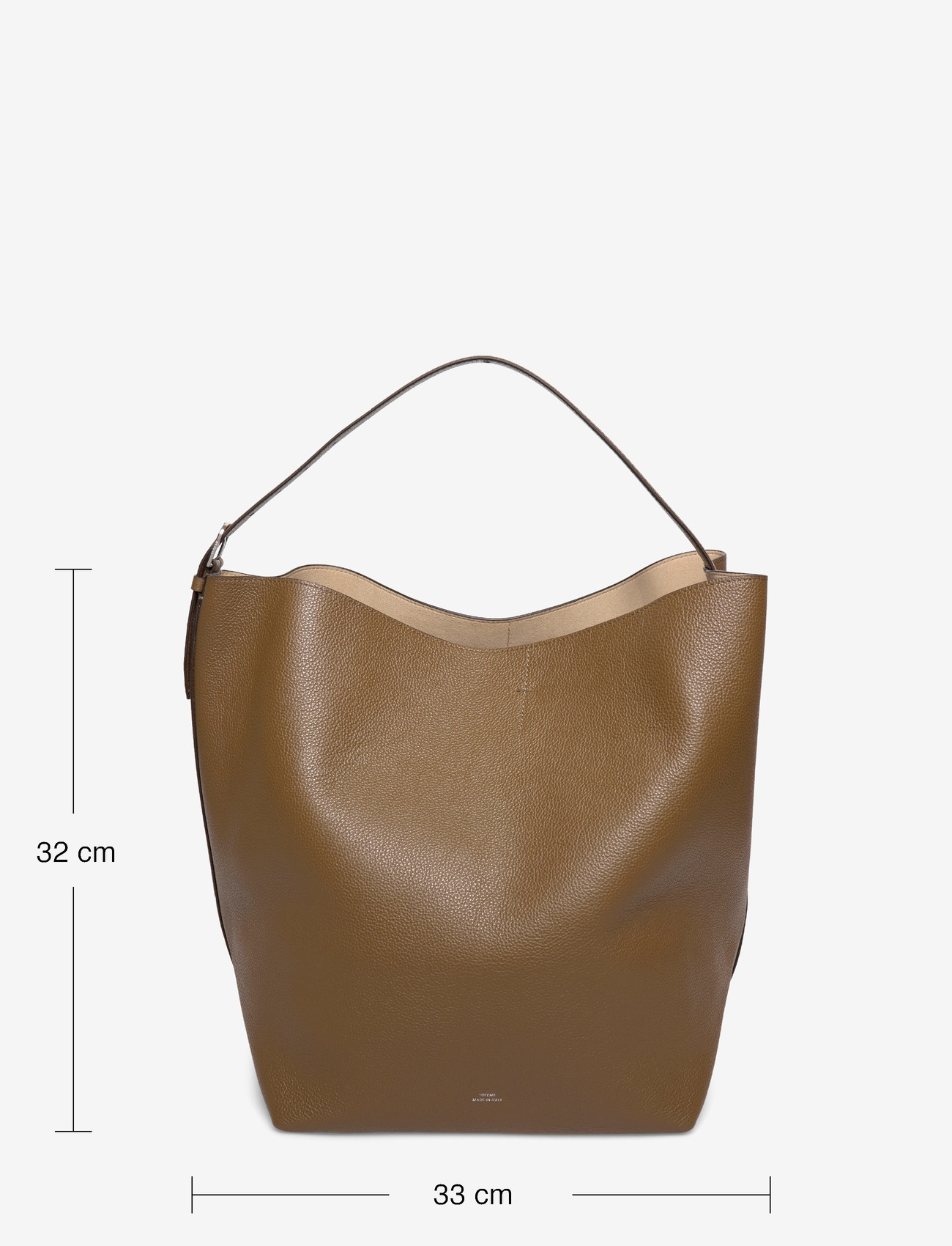 TOTEME - Leather Belted Tote - tote bags - brown - 3