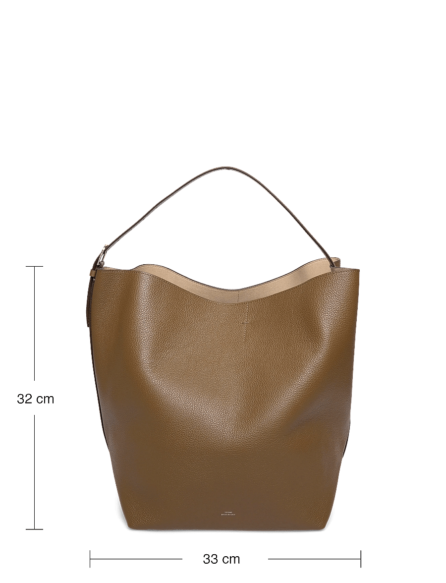 TOTEME - Leather Belted Tote - tote-stiilis kotid - brown - 3