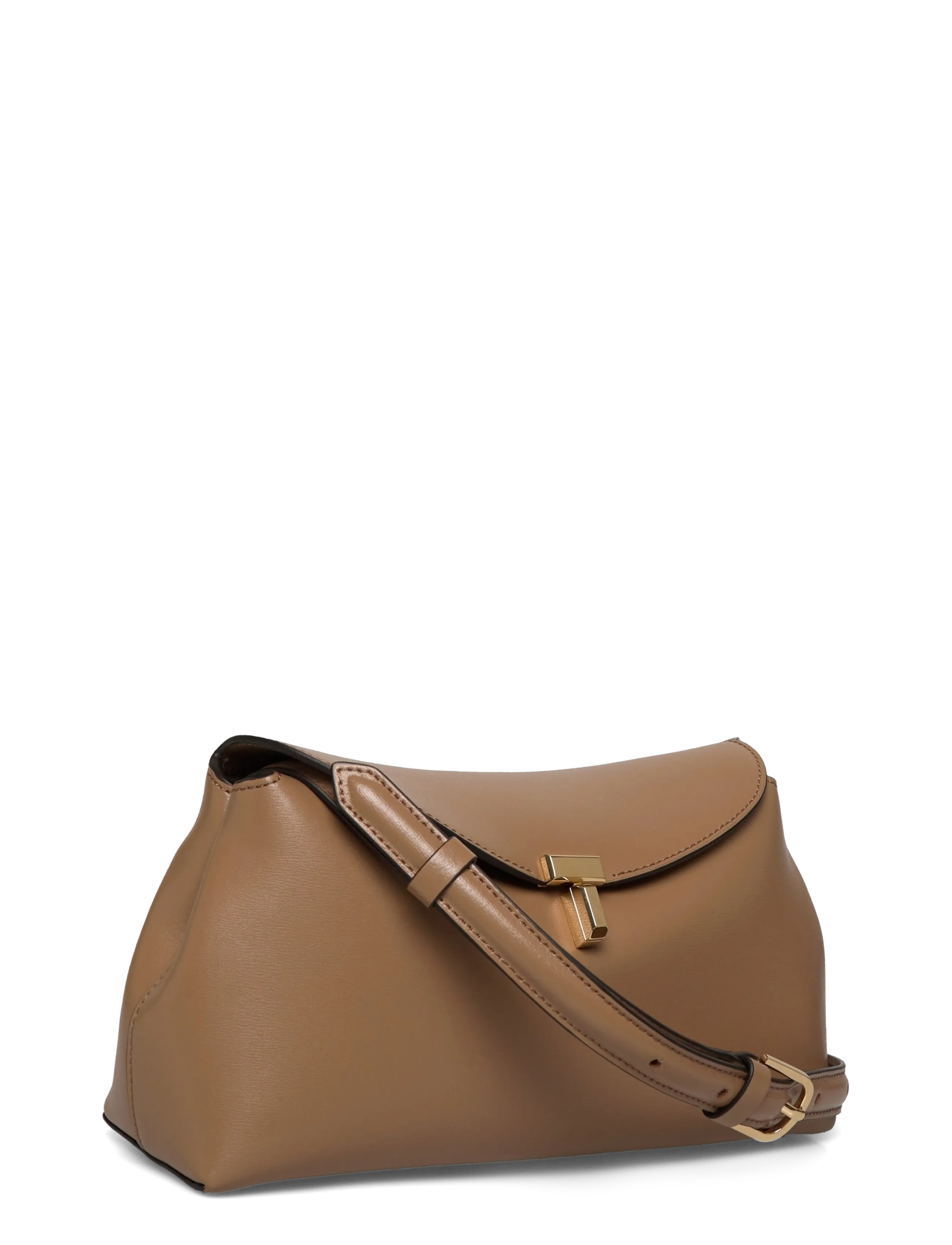 TOTEME - T Lock Clutch - camel - 2