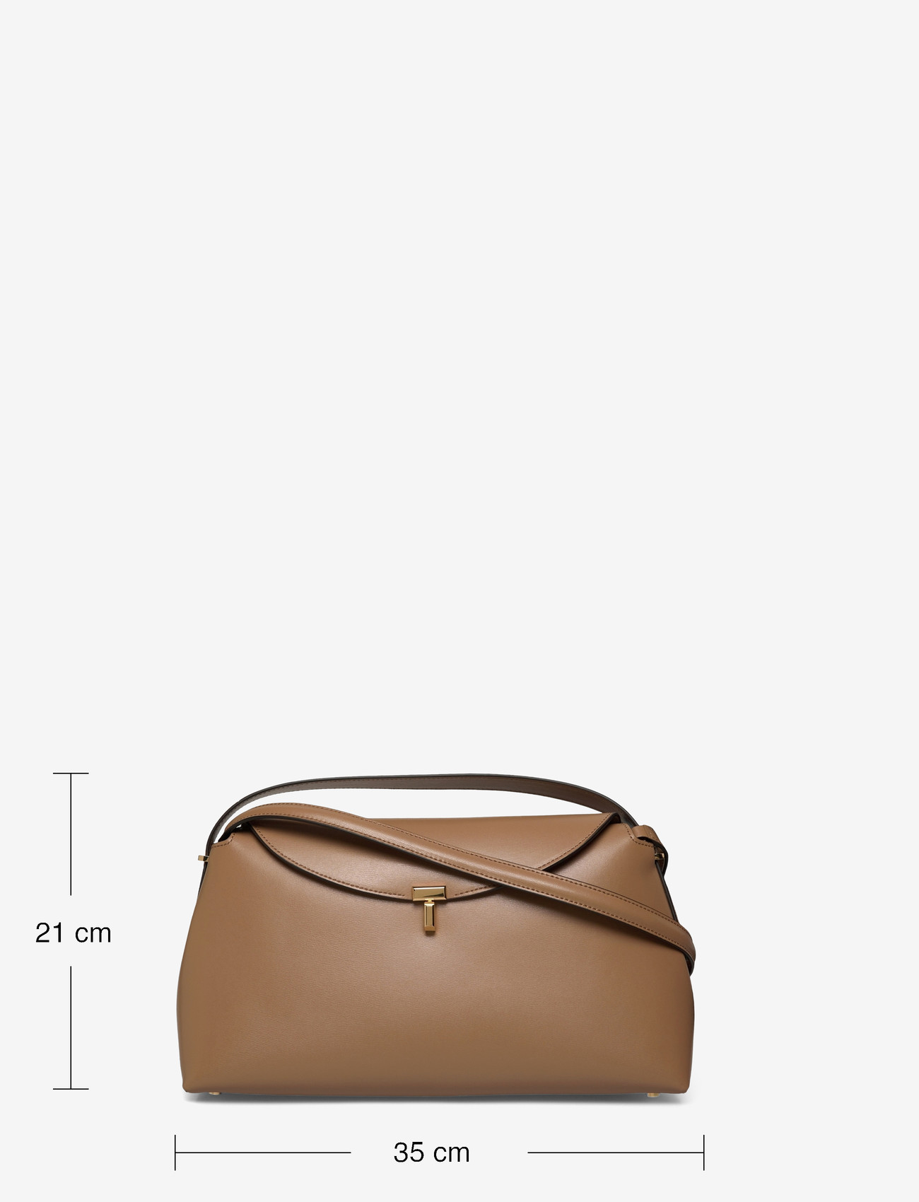 TOTEME - Toteme T-Lock Top-Handle Bag - særlige begivenheder - camel - 3