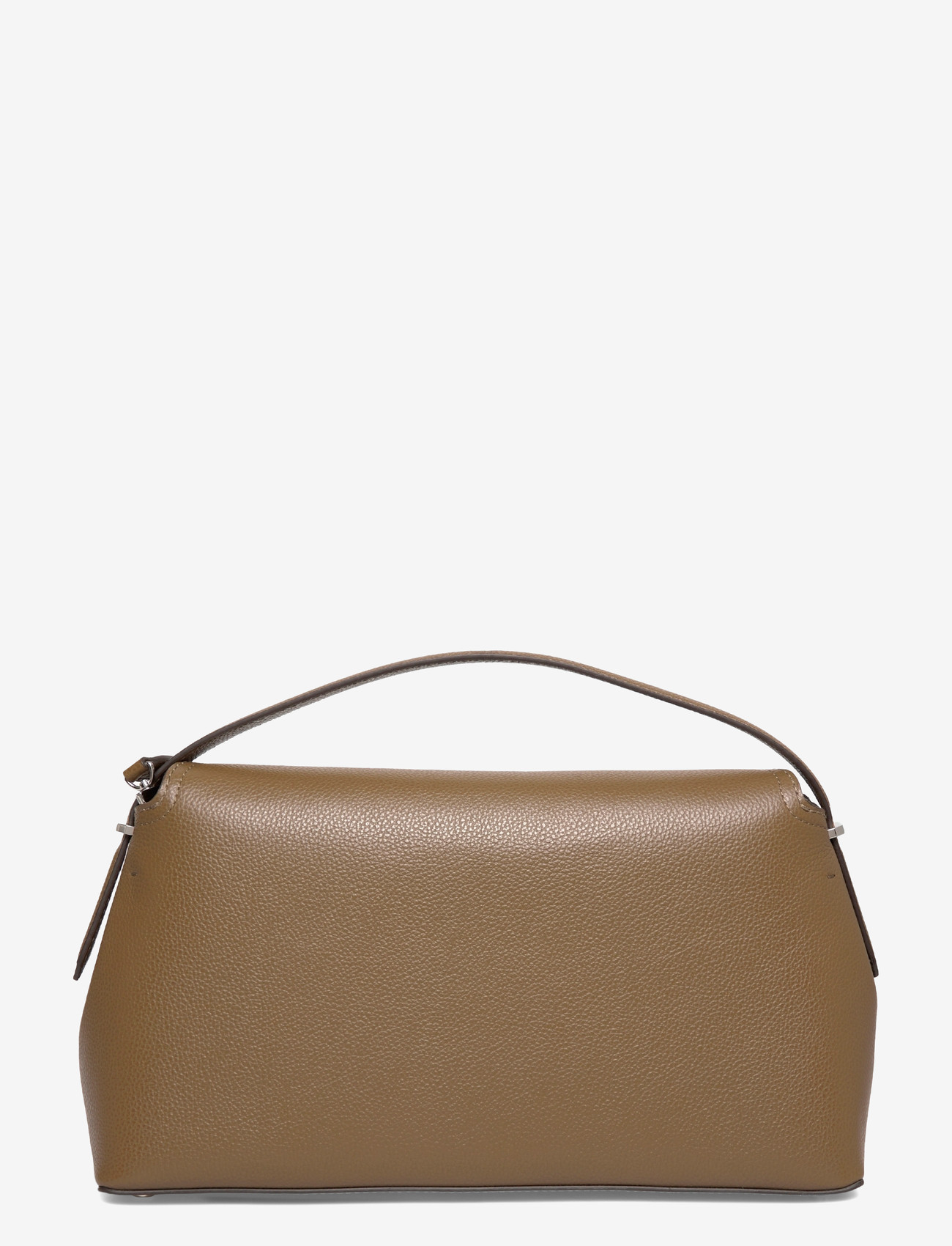 TOTEME - T-Lock Grained-Leather Top-Handle Bag - käekotid - brown - 1