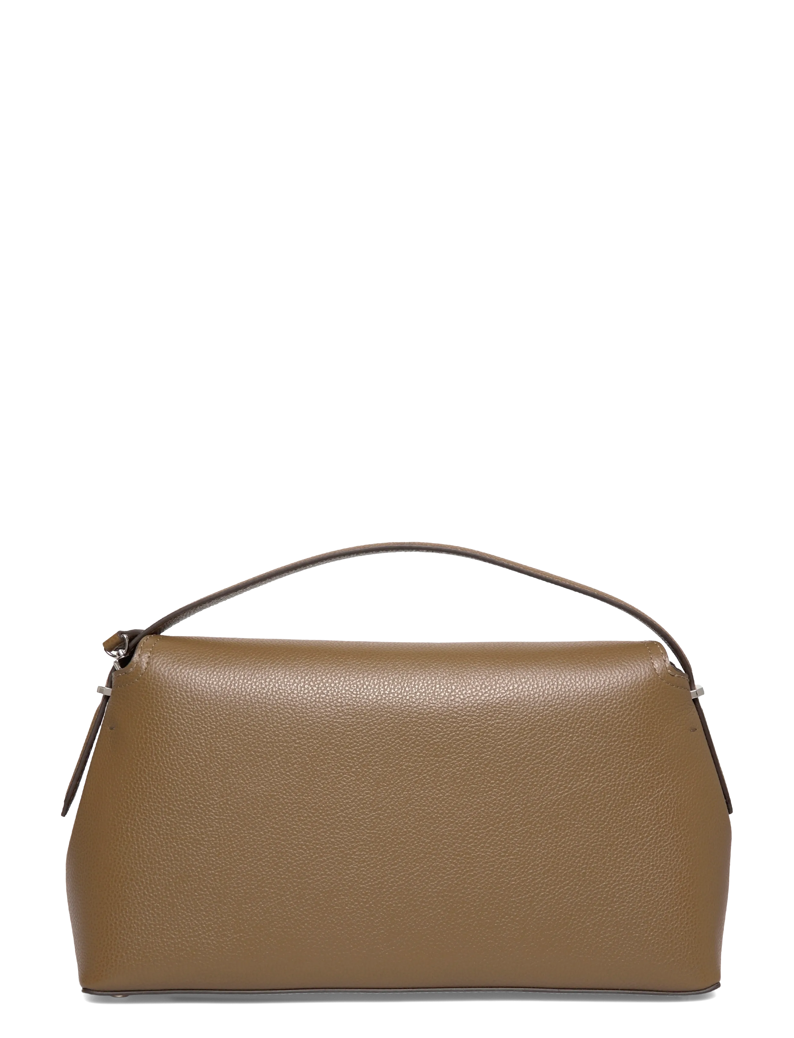 TOTEME - T-Lock Grained-Leather Top-Handle Bag - handtaschen - brown - 1
