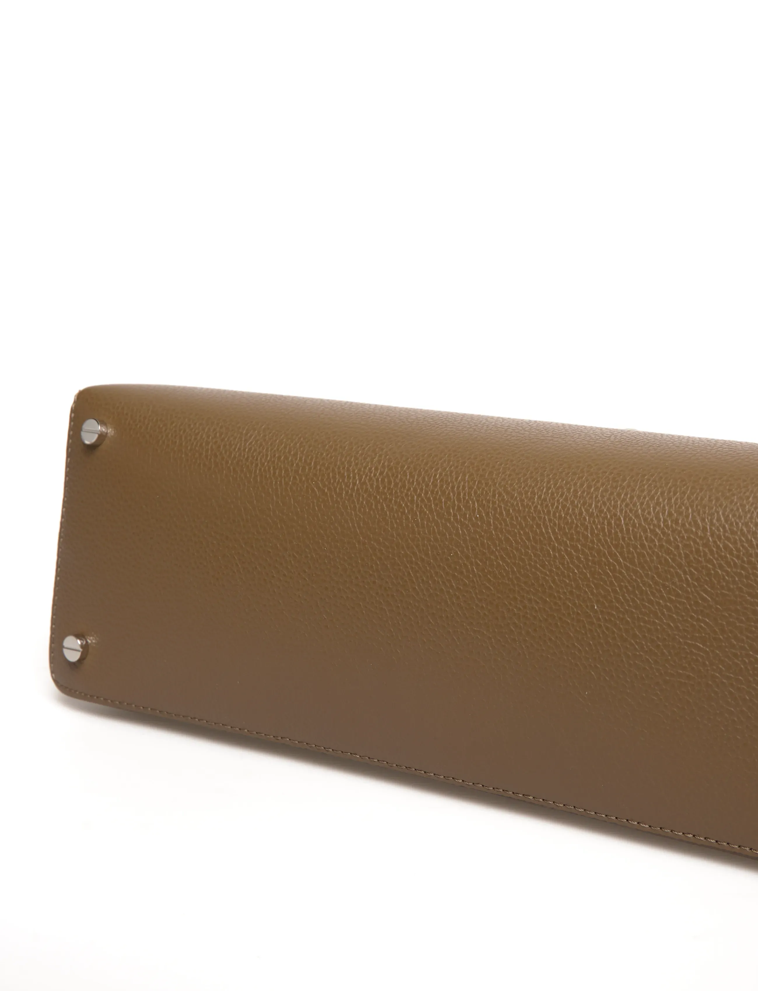 TOTEME - T-Lock Grained-Leather Top-Handle Bag - handtaschen - brown - 5