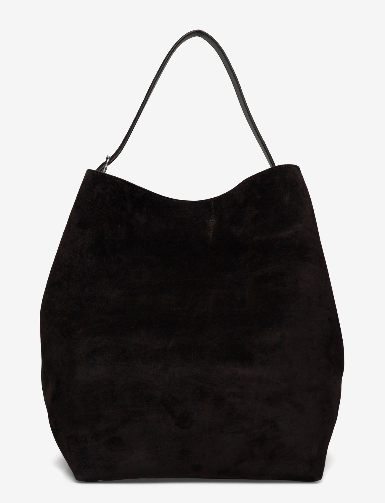 TOTEME - Belted Tote Bag - tote bags - black - 0