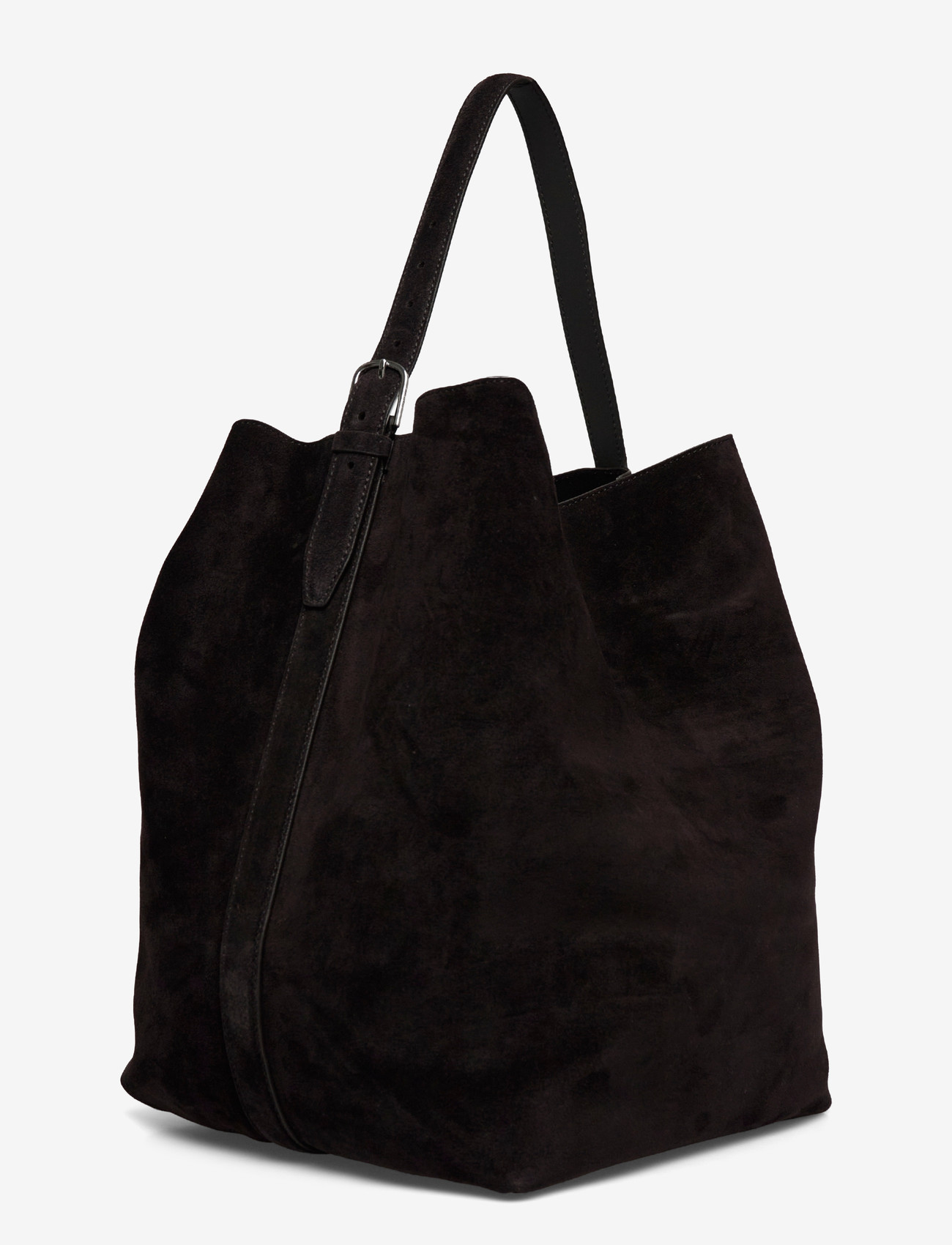 TOTEME - Belted Tote Bag - tote bags - black - 2