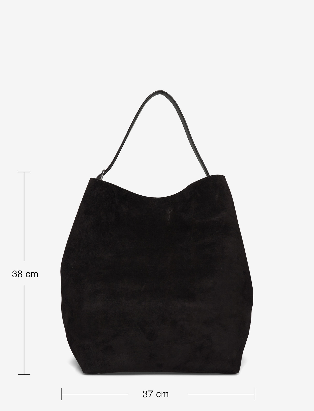 TOTEME - Belted Tote Bag - tote bags - black - 3
