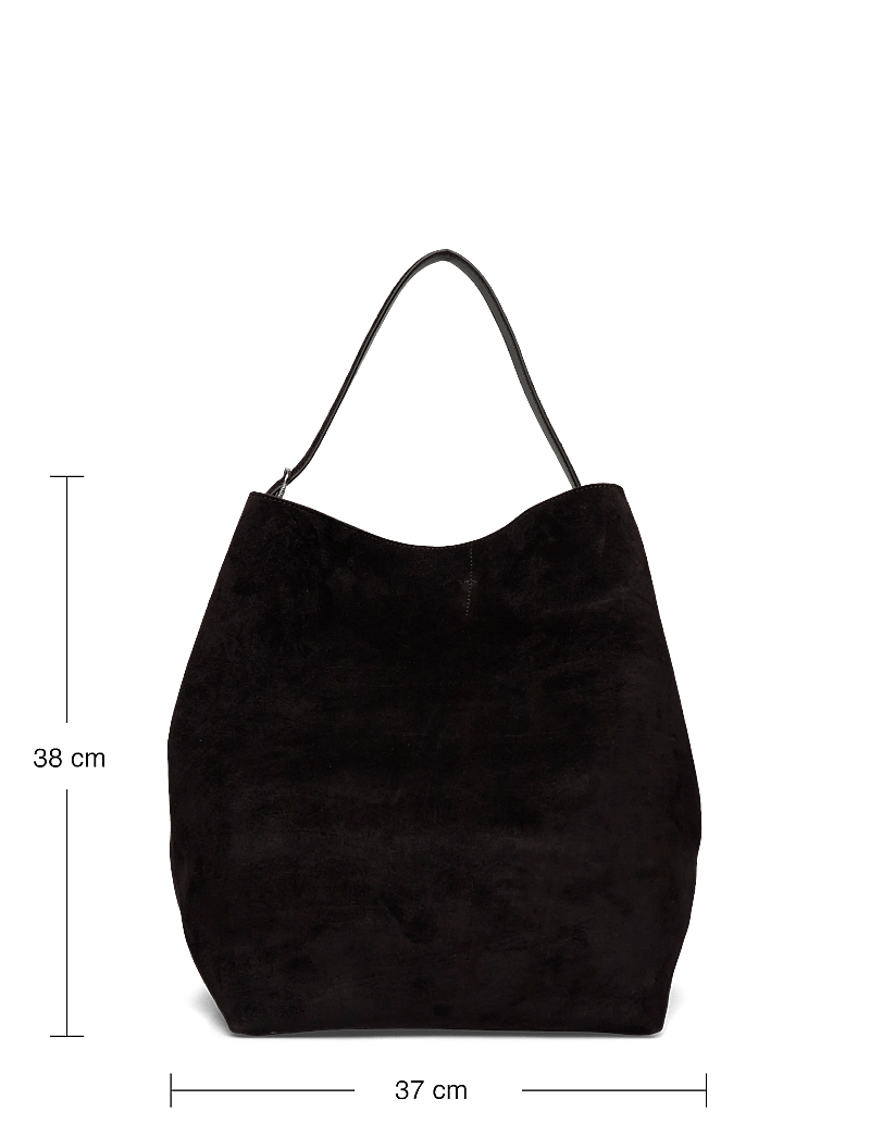 TOTEME - Belted Tote Bag - tote bags - black - 3