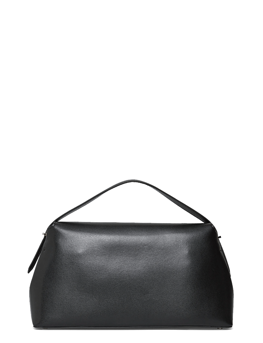 TOTEME - T-lock leather top handle - håndtasker - black - 1