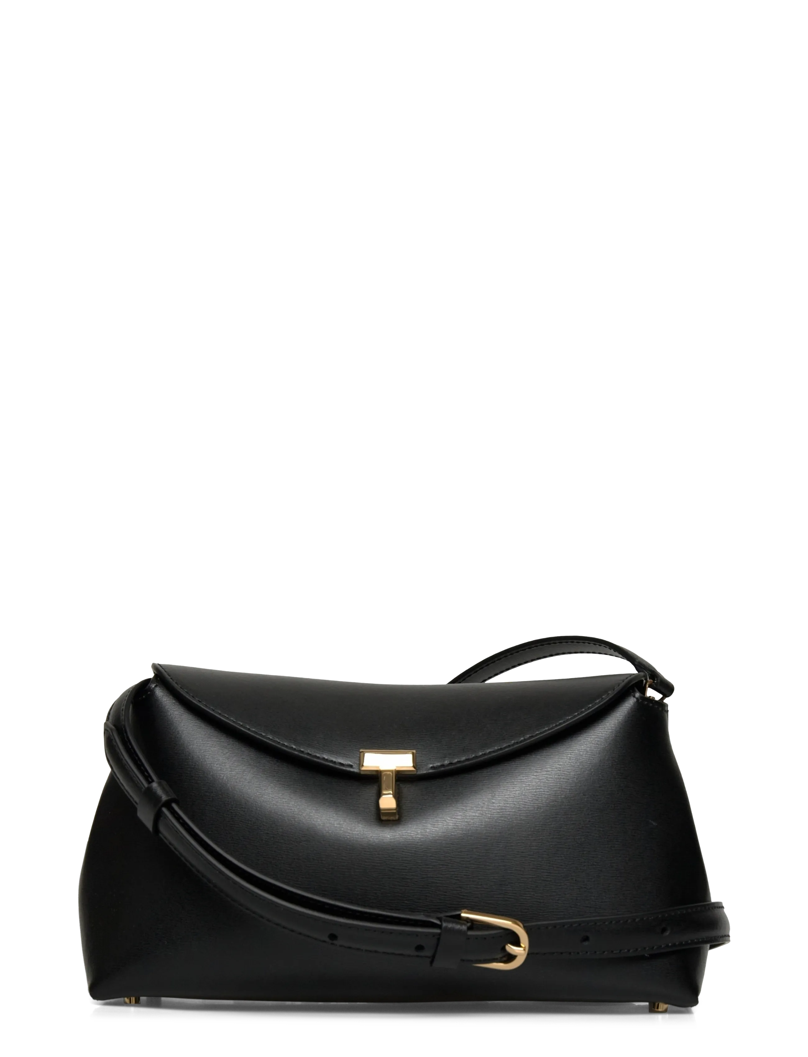 TOTEME T-Lock Clutch - Skuldertasker - BLACK / black