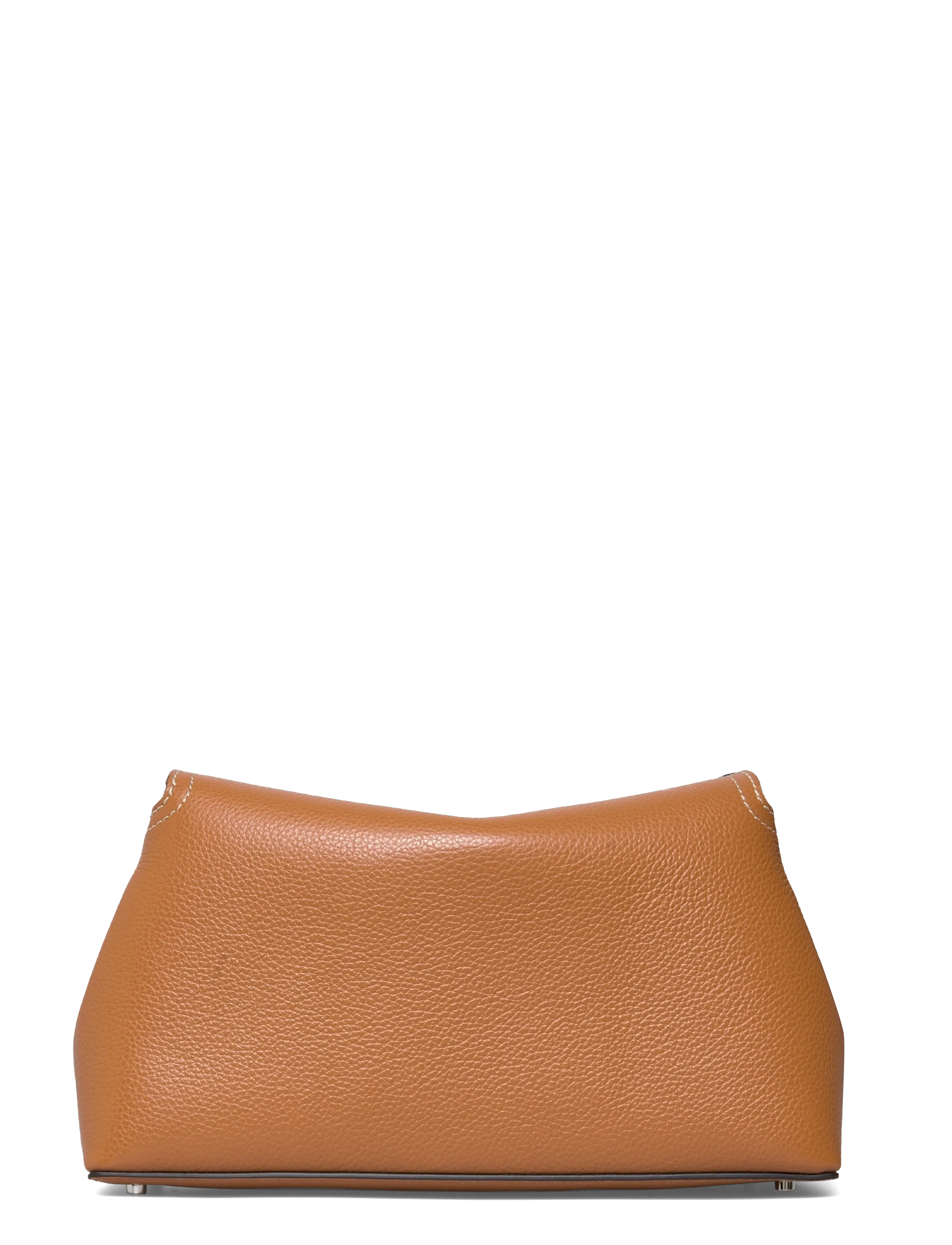 TOTEME - T-Lock clutch - brown - 1
