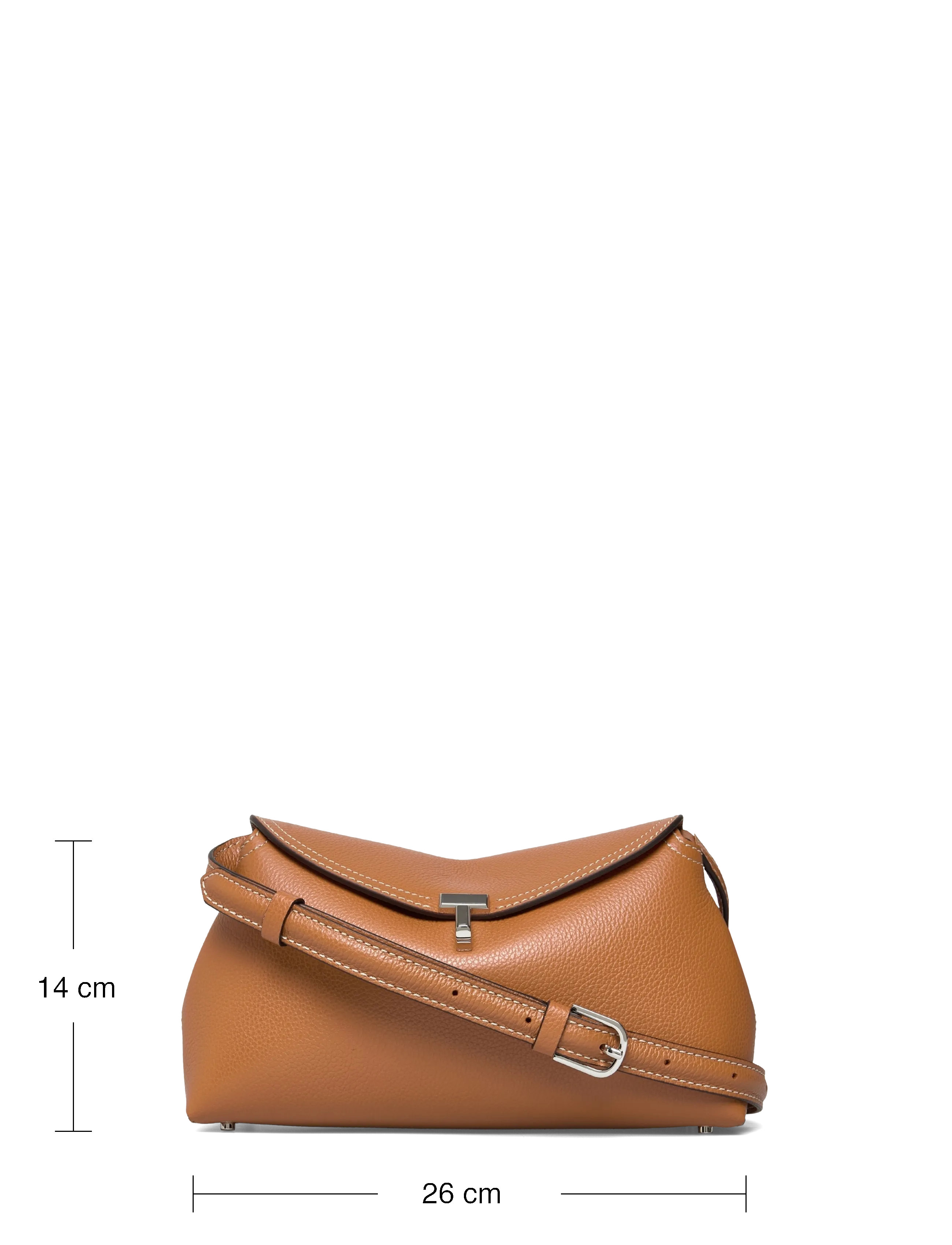 TOTEME - T-Lock clutch - brown - 3